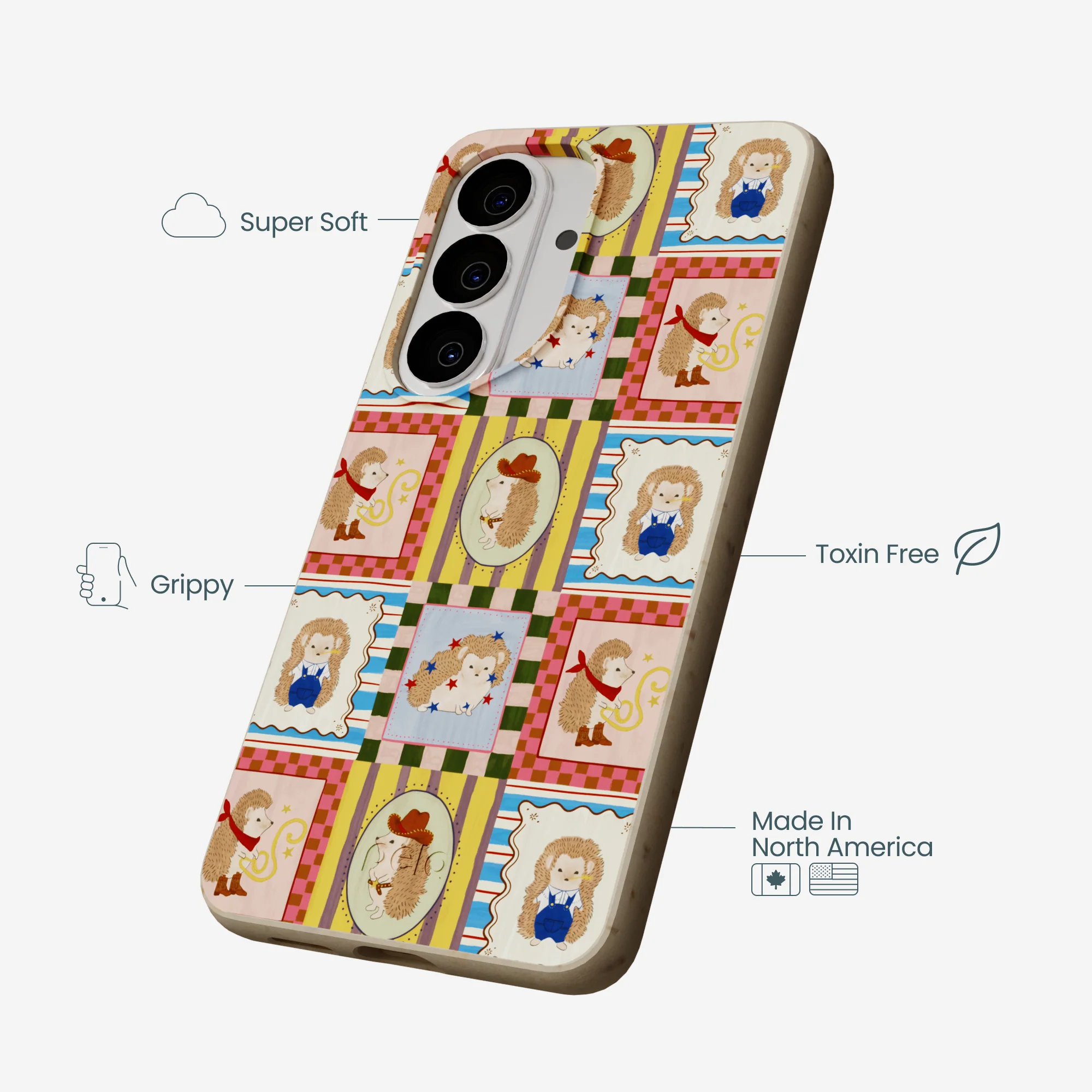 London Fog Western Hedgehog Samsung Galaxy S26 Case - Image 4