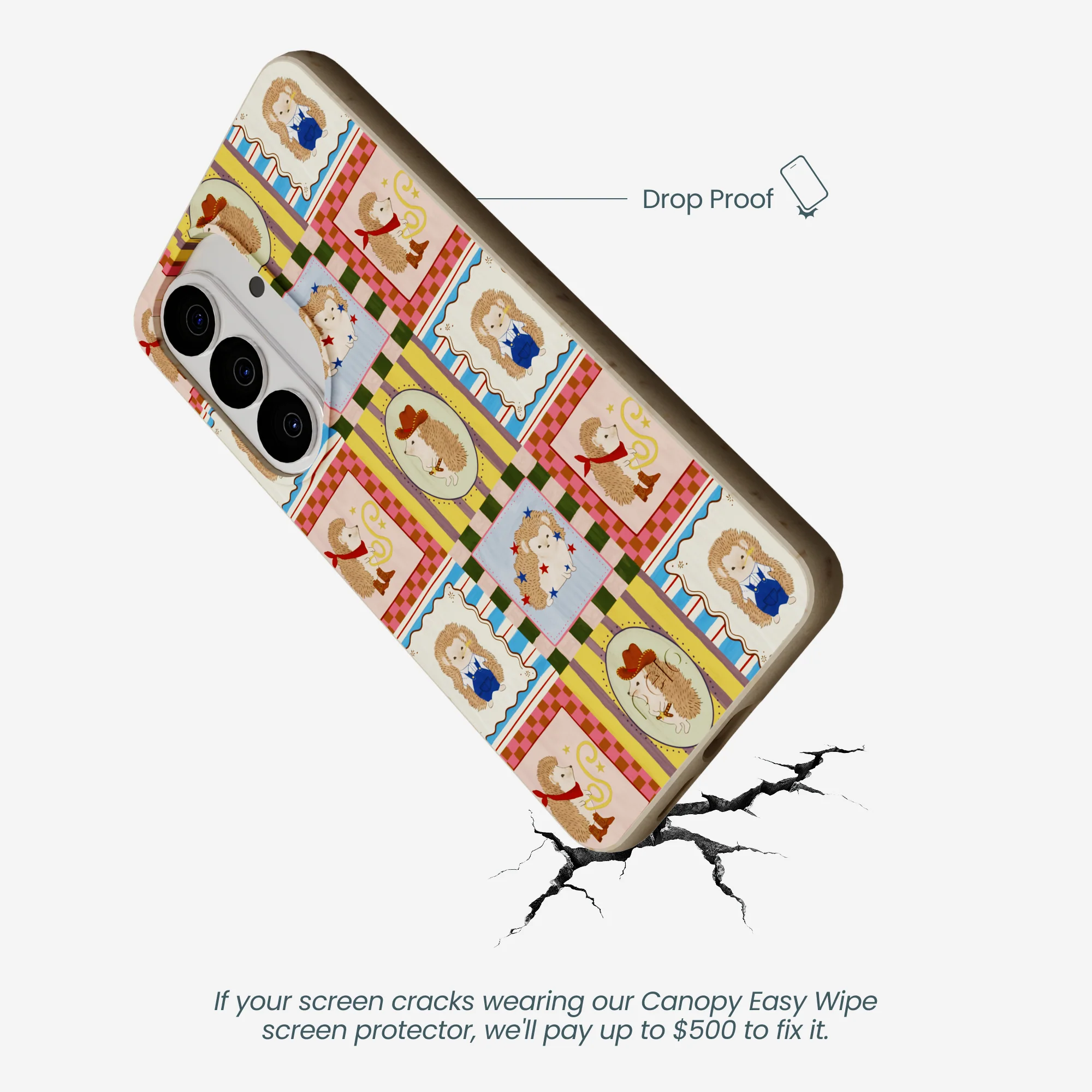 London Fog Western Hedgehog Samsung Galaxy S26 Case - Image 5