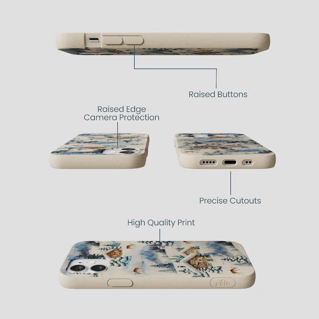 London Fog Whitetail Winter iPhone 12 Mini Case - Image 3
