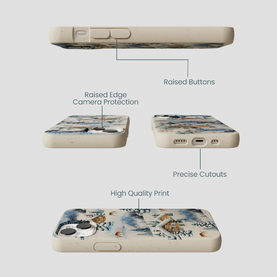 London Fog Whitetail Winter iPhone 13 Mini Case - Image 3