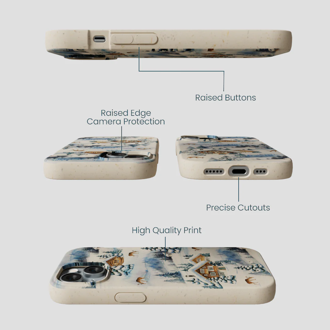 London Fog Whitetail Winter iPhone 14 Case - Image 3