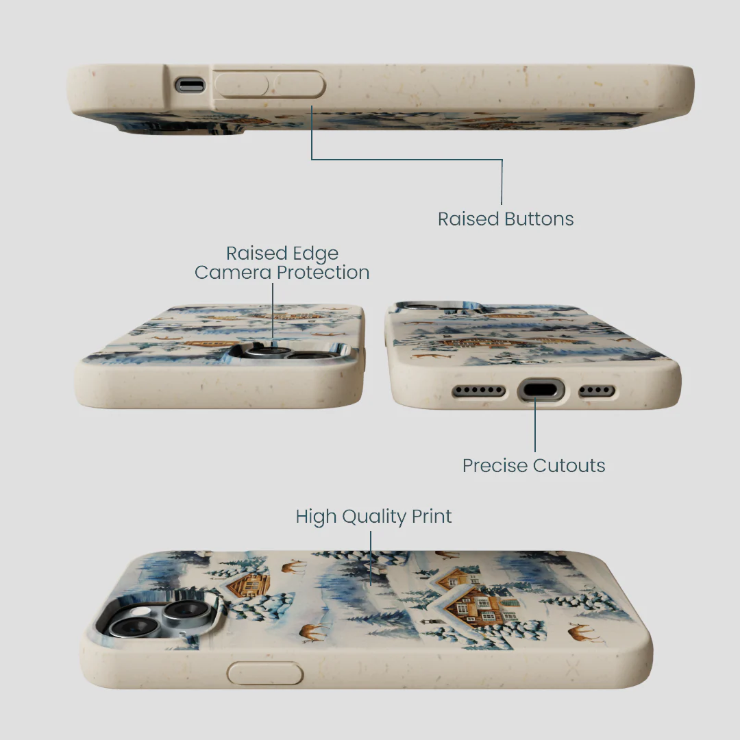 London Fog Whitetail Winter iPhone 15 Plus Case - Image 3