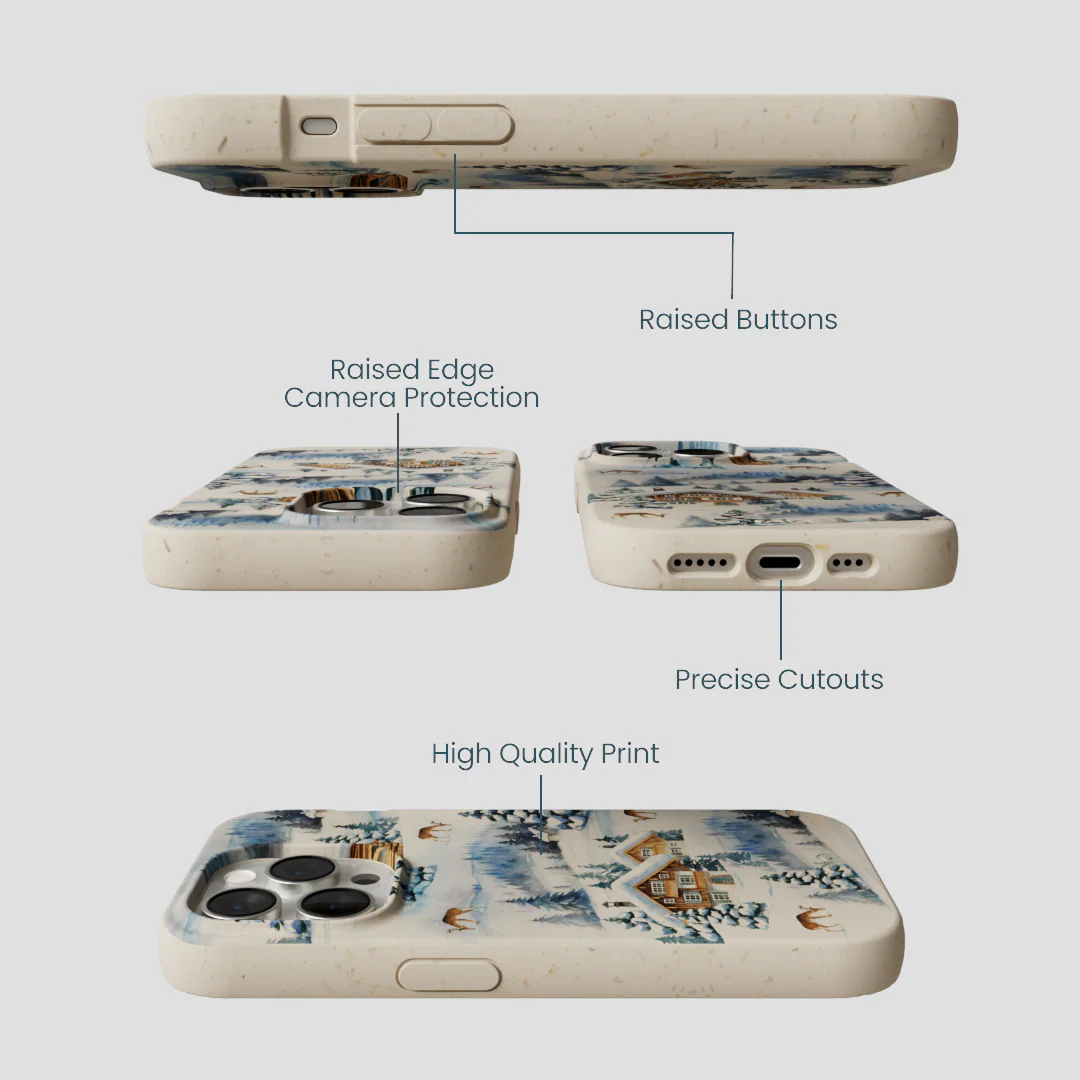 London Fog Whitetail Winter iPhone 15 Pro Case - Image 3