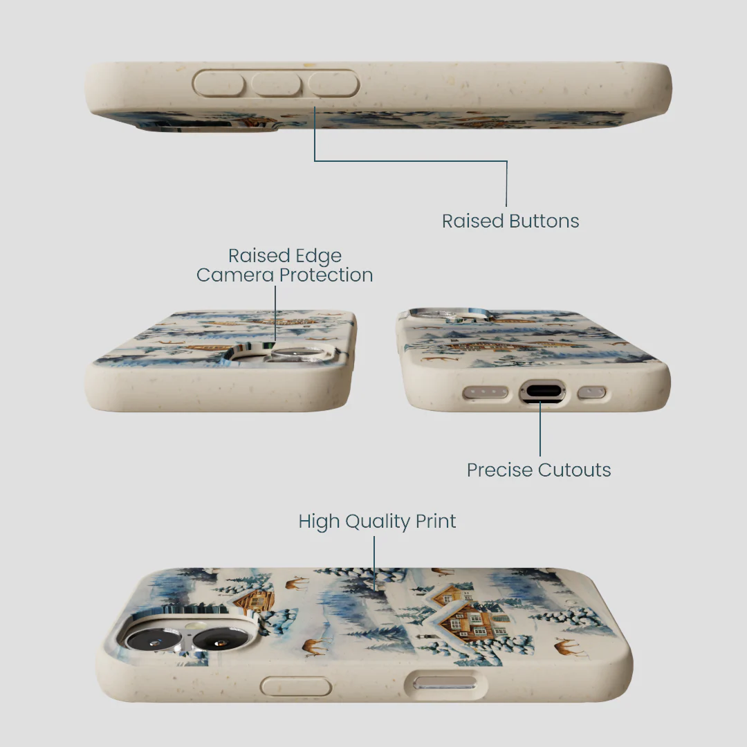 London Fog Whitetail Winter iPhone 16 Case - Image 3