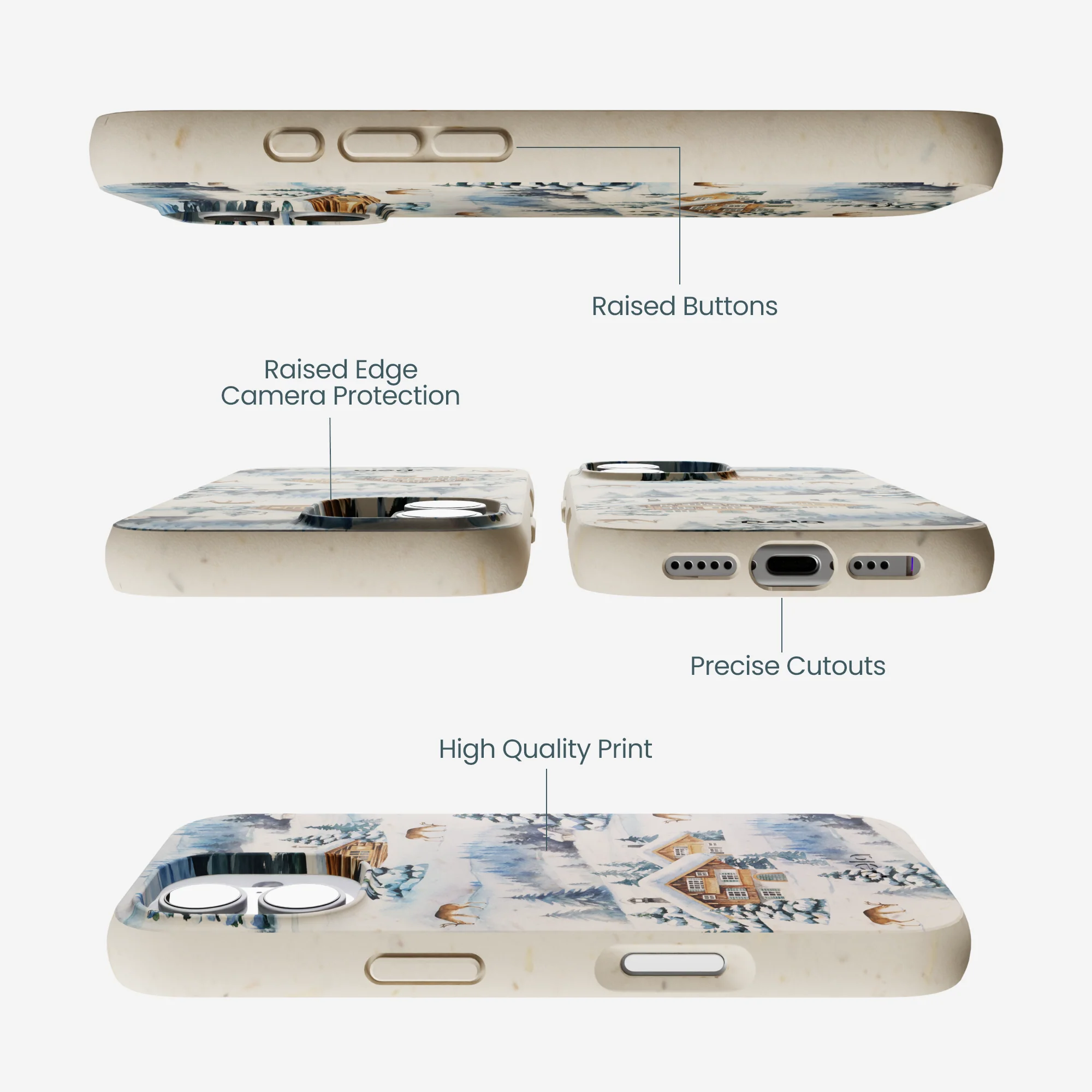 London Fog Whitetail Winter iPhone 17 Case - Image 3