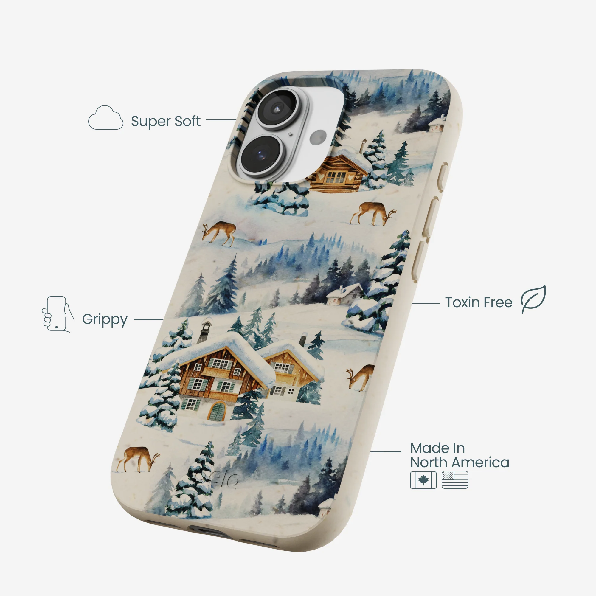 London Fog Whitetail Winter iPhone 17 Case - Image 4