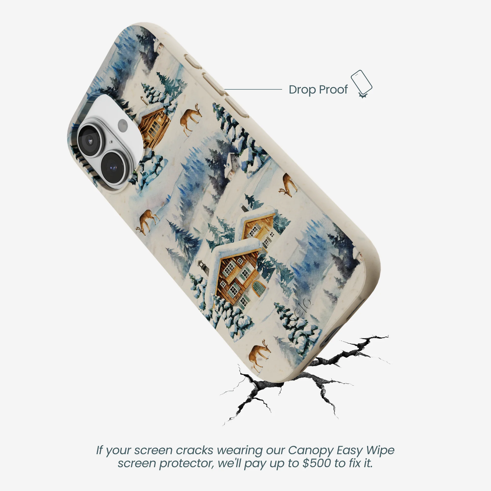 London Fog Whitetail Winter iPhone 17 Case - Image 5
