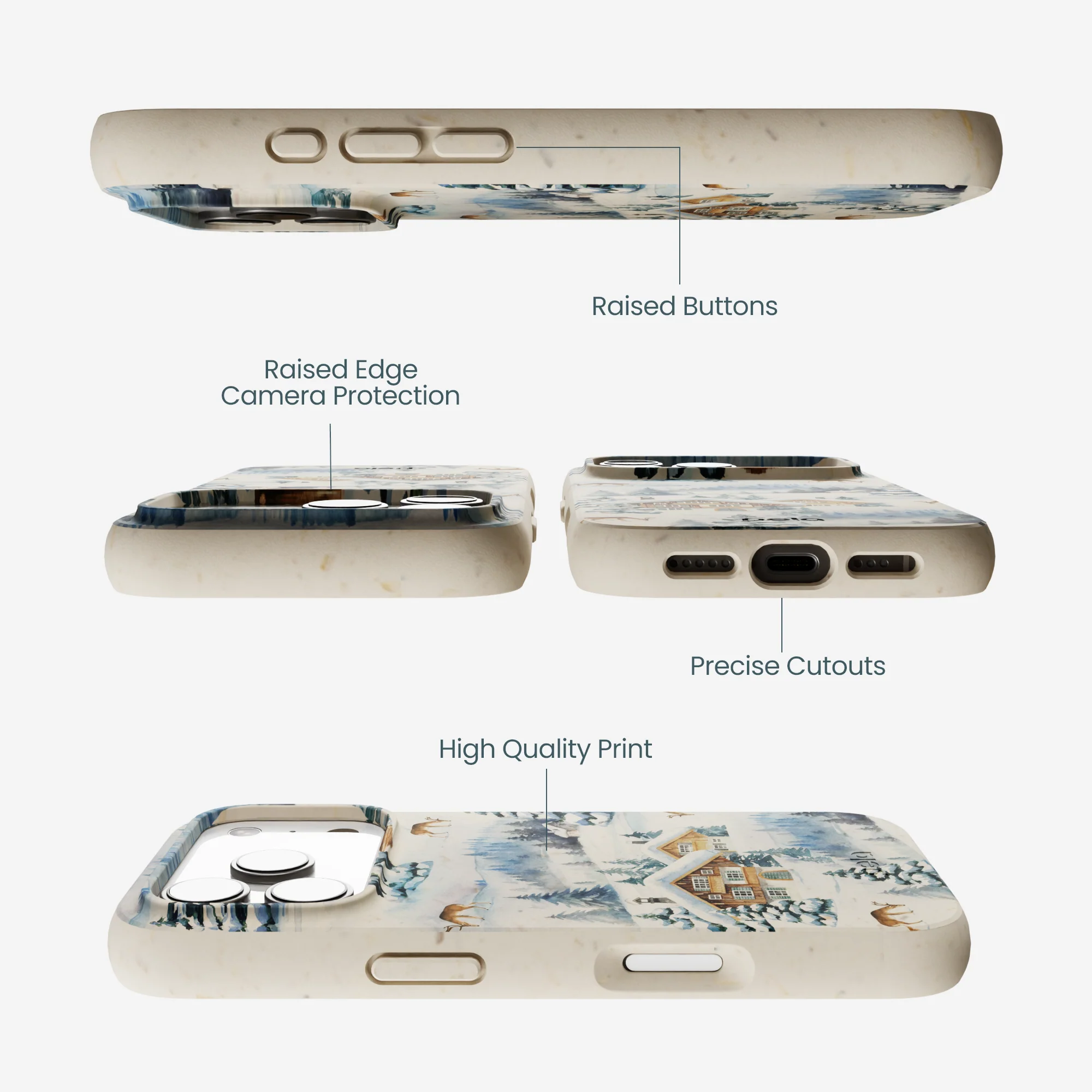 London Fog Whitetail Winter iPhone 17 Pro Case - Image 3