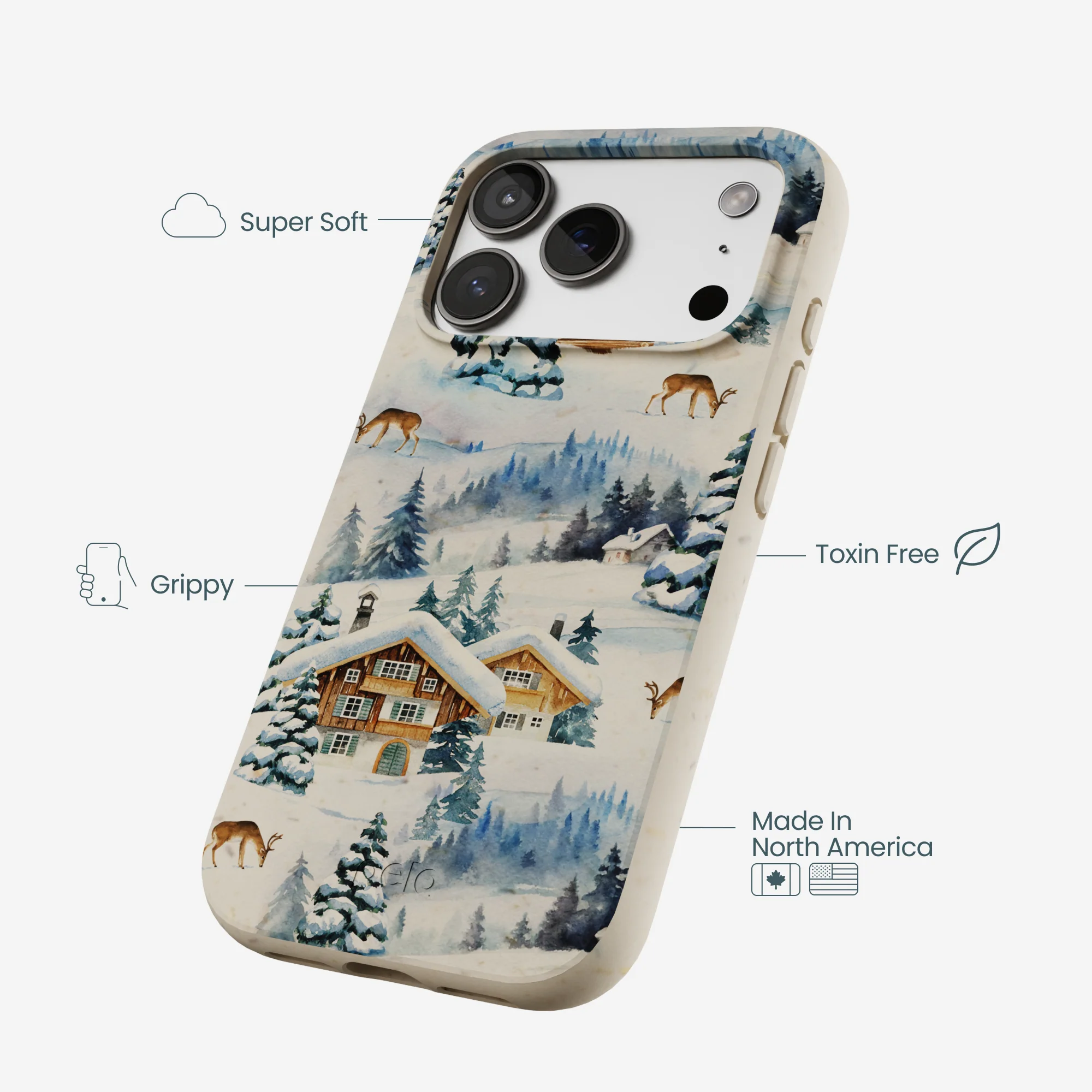 London Fog Whitetail Winter iPhone 17 Pro Case - Image 4