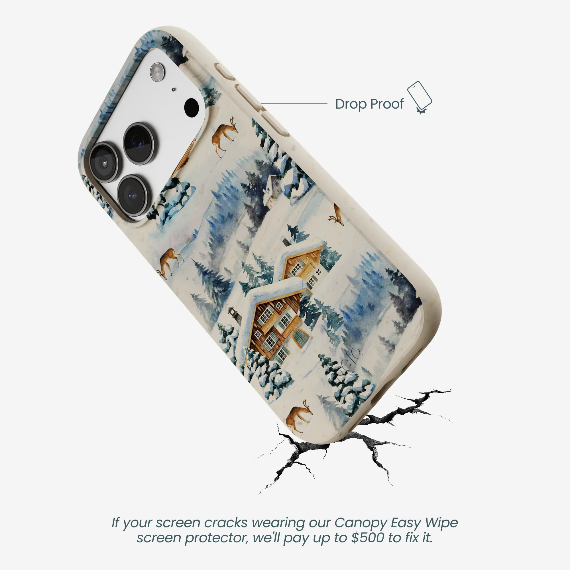 London Fog Whitetail Winter iPhone 17 Pro Case - Image 5