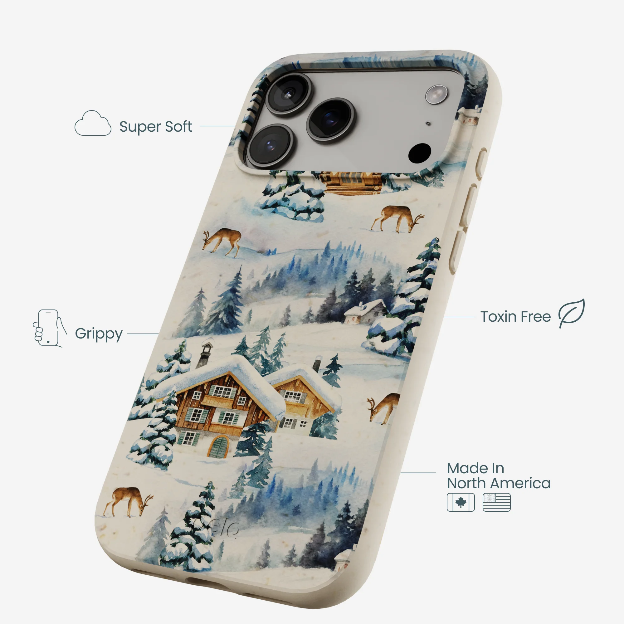 London Fog Whitetail Winter iPhone 17 Pro Max Case - Image 4