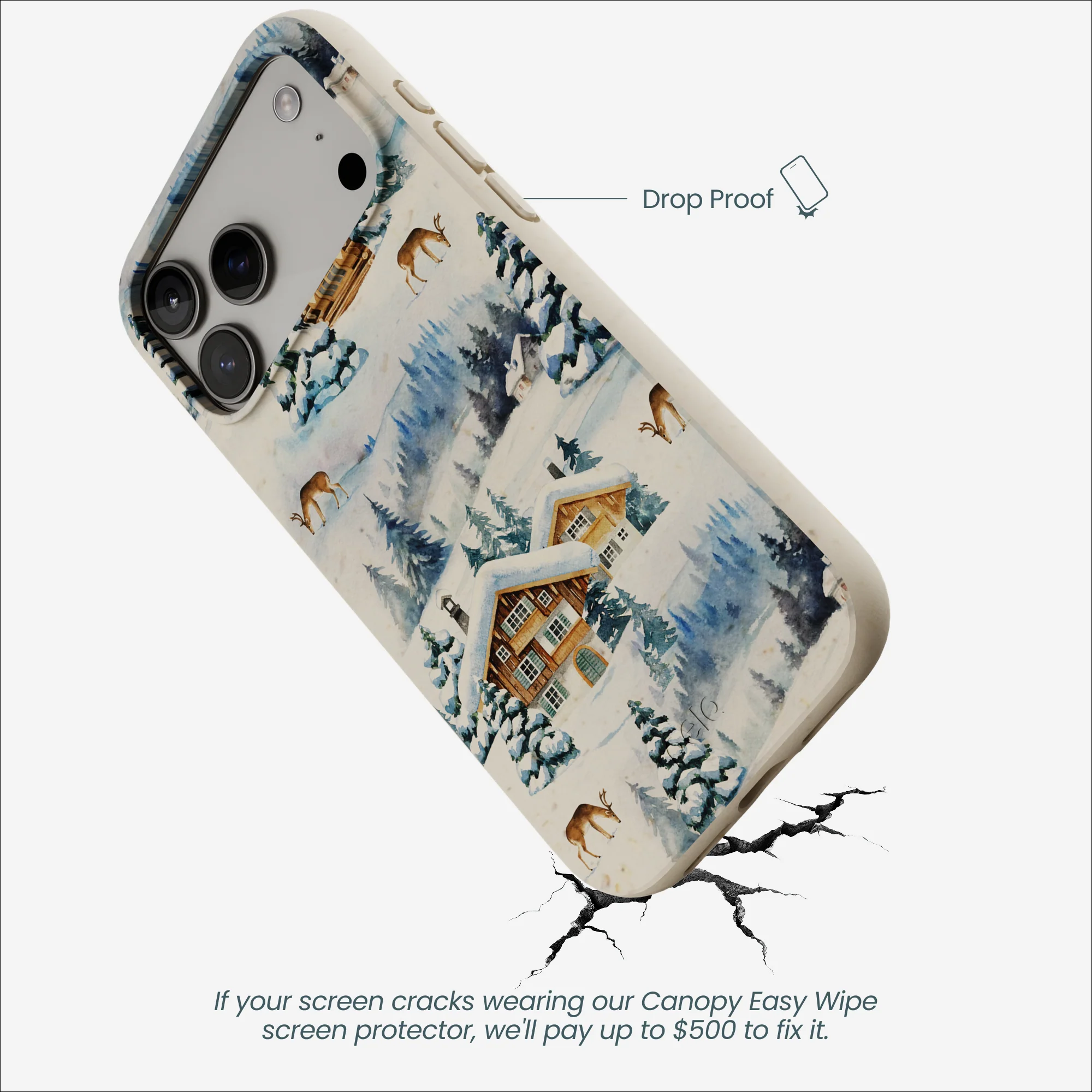 London Fog Whitetail Winter iPhone 17 Pro Max Case - Image 5