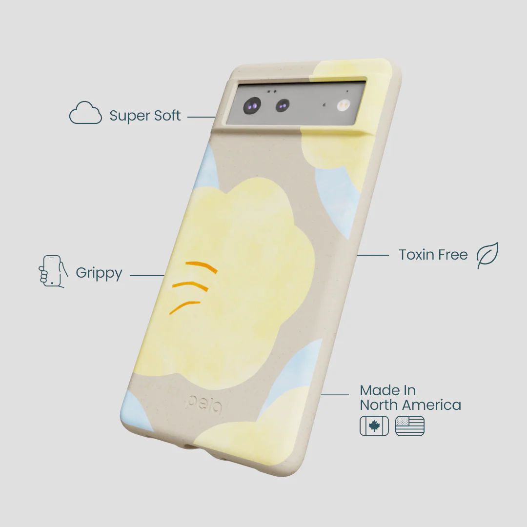 London Fog Yellow Flowers Google Pixel 6 Case - Image 4