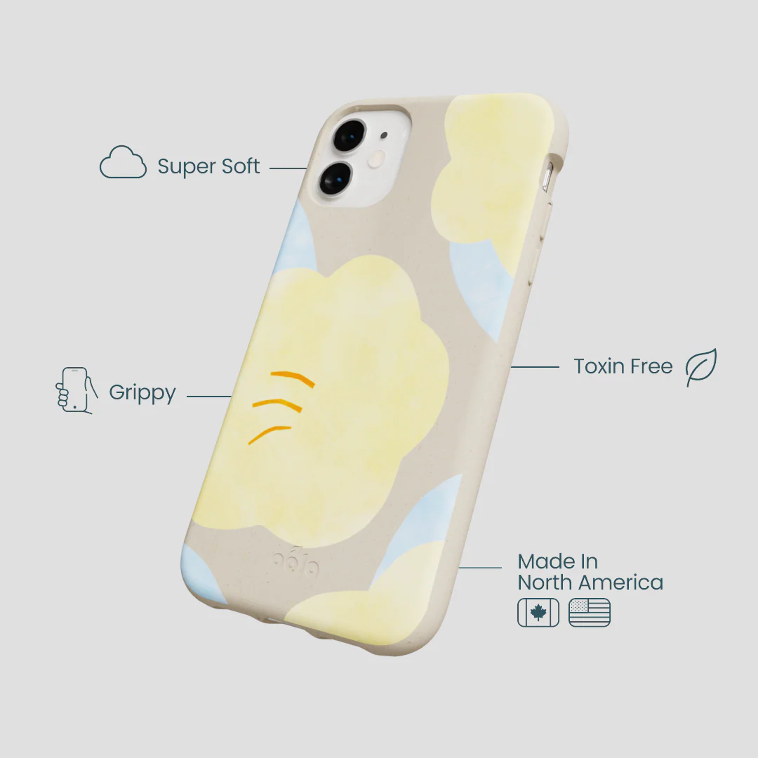 London Fog Yellow Flowers iPhone 11 Case - Image 4
