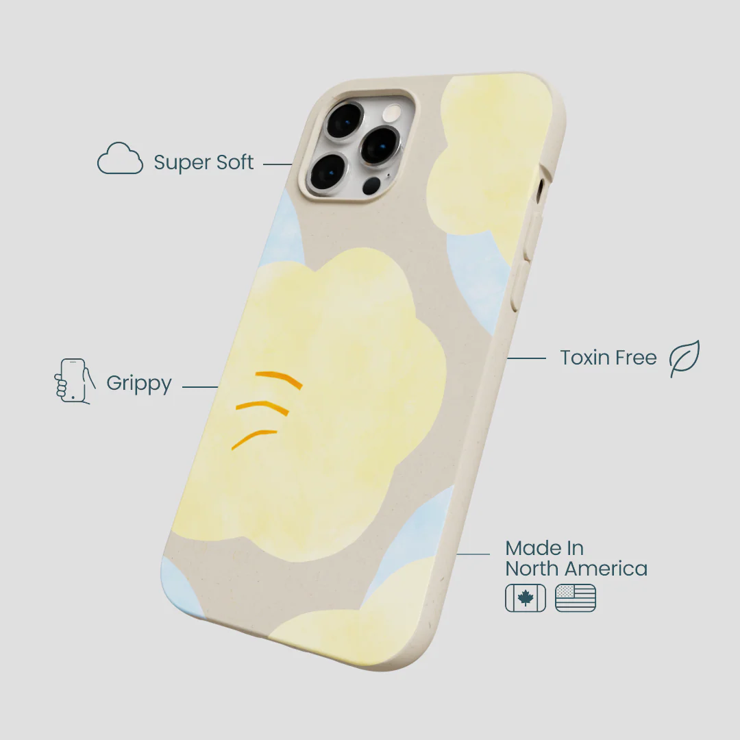 London Fog Yellow Flowers iPhone 12 Pro Max Case - Image 4