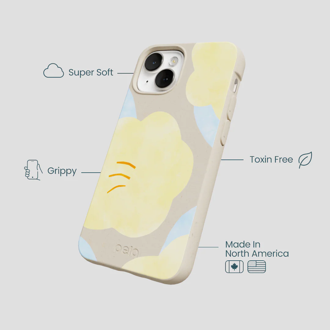 London Fog Yellow Flowers iPhone 13 Case - Image 4