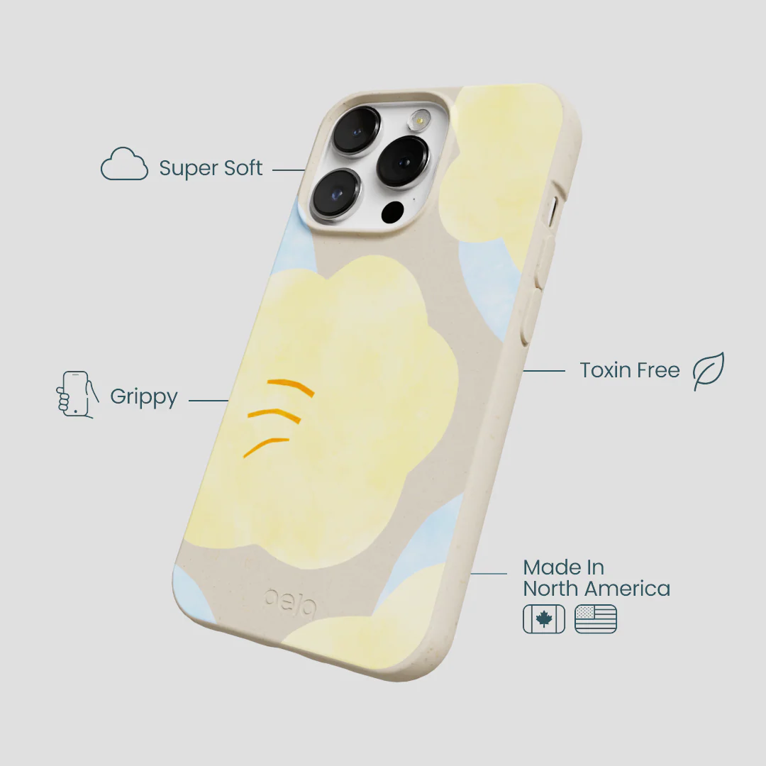 London Fog Yellow Flowers iPhone 13 Pro Max Case - Image 4