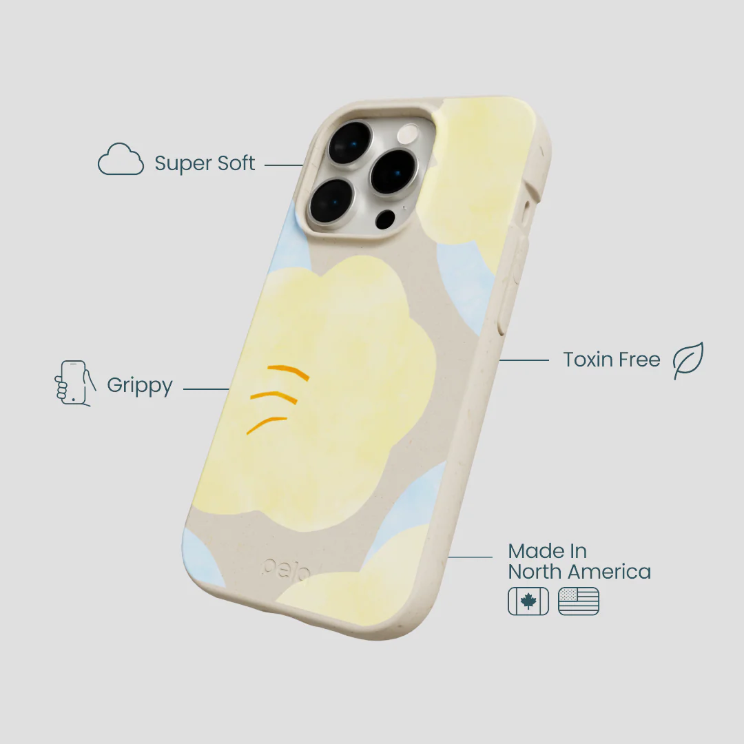 London Fog Yellow Flowers iPhone 14 Pro Case - Image 4