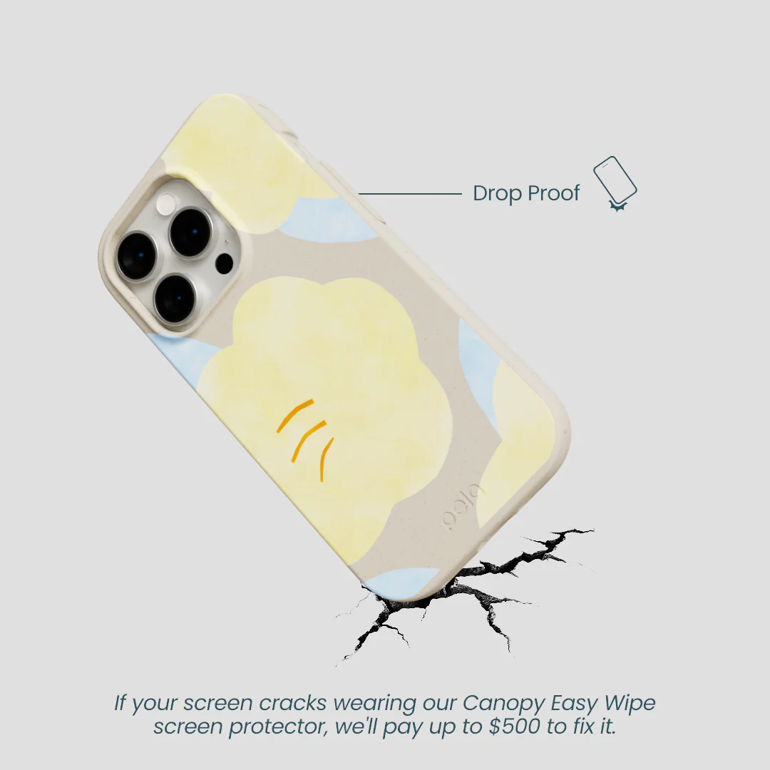 London Fog Yellow Flowers iPhone 14 Pro Case - Image 5