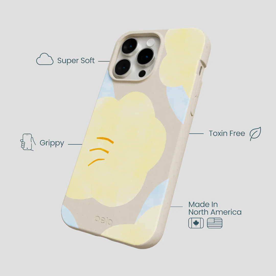 London Fog Yellow Flowers iPhone 14 Pro Max Case - Image 4