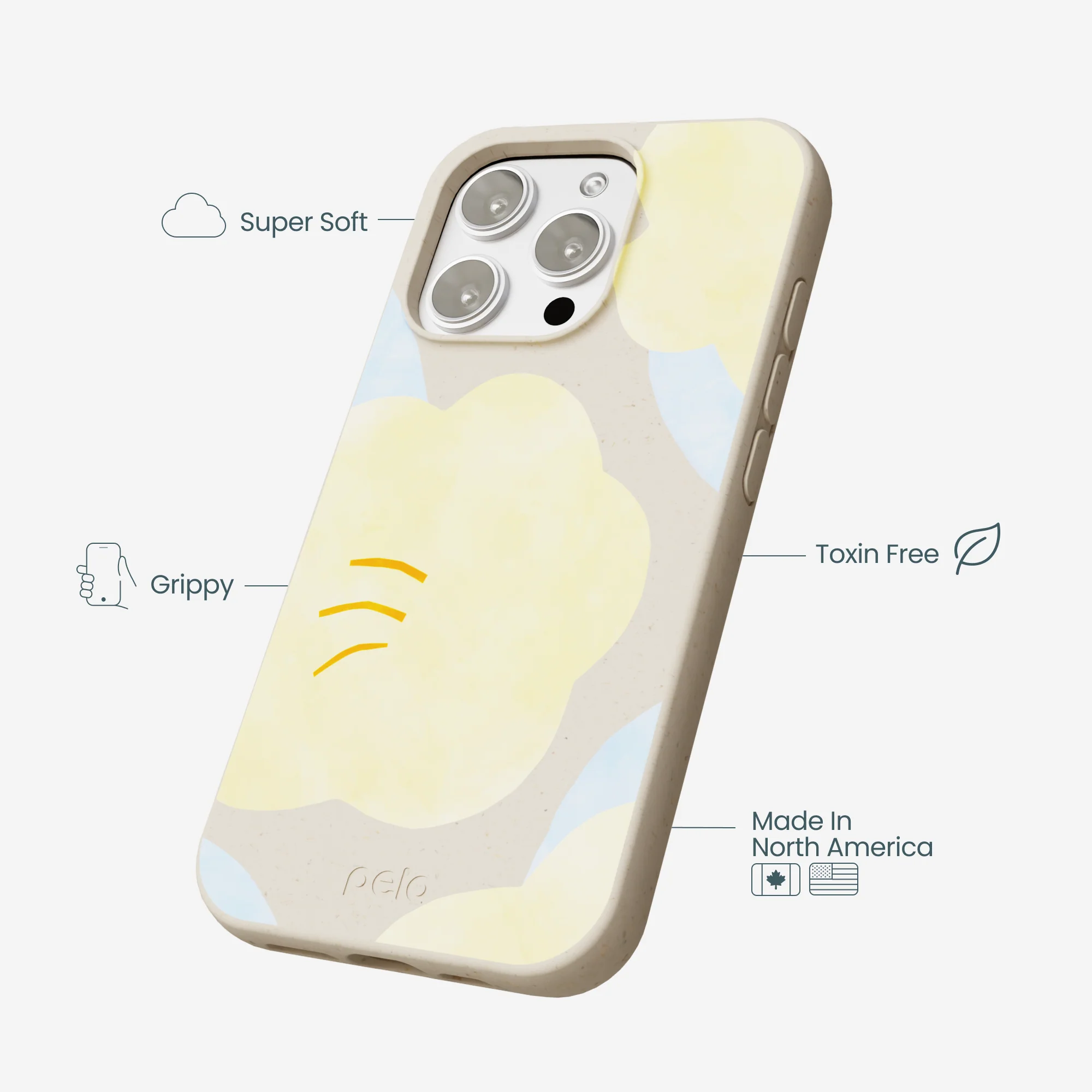 London Fog Yellow Flowers iPhone 16 Pro Max Case - Image 4