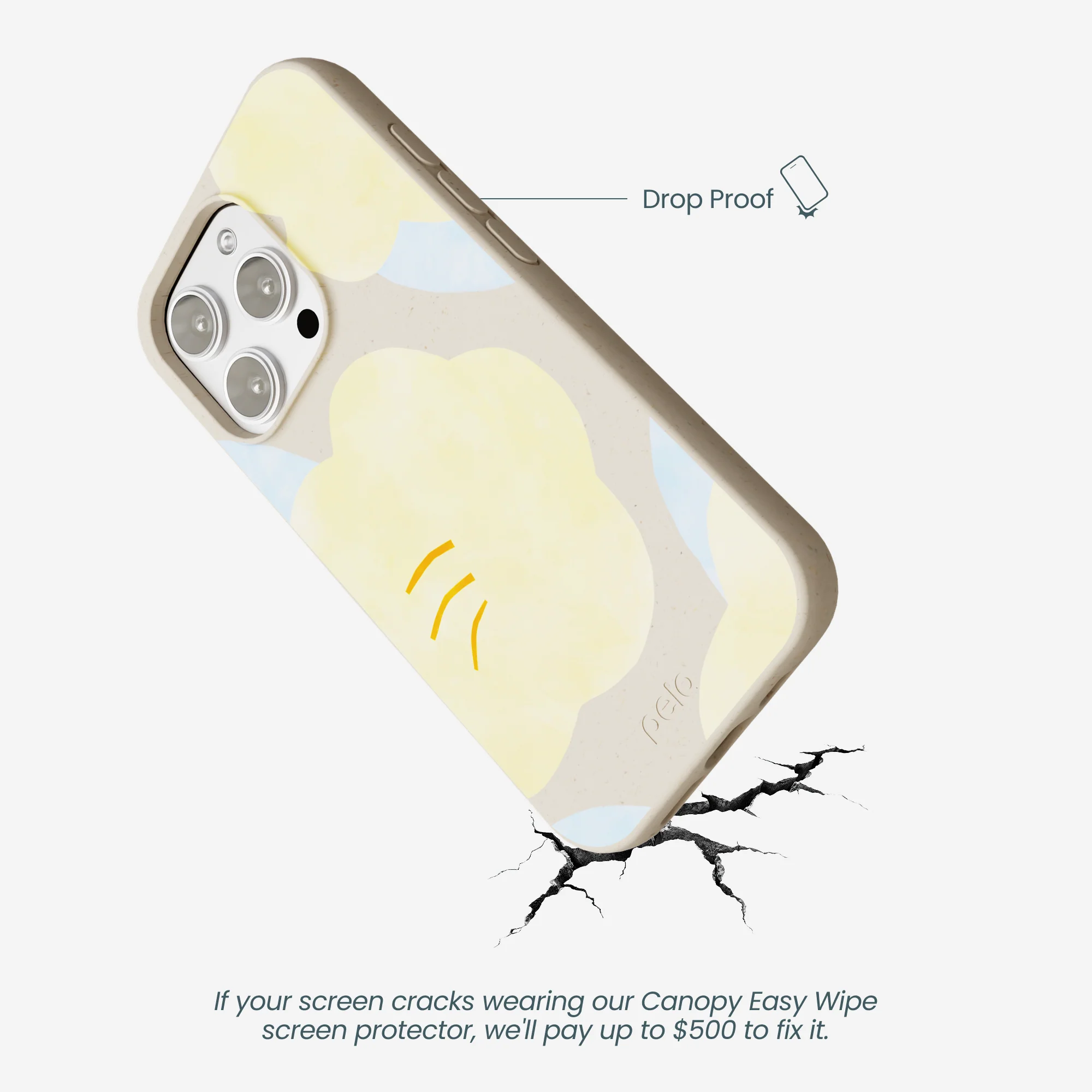 London Fog Yellow Flowers iPhone 16 Pro Max Case - Image 5