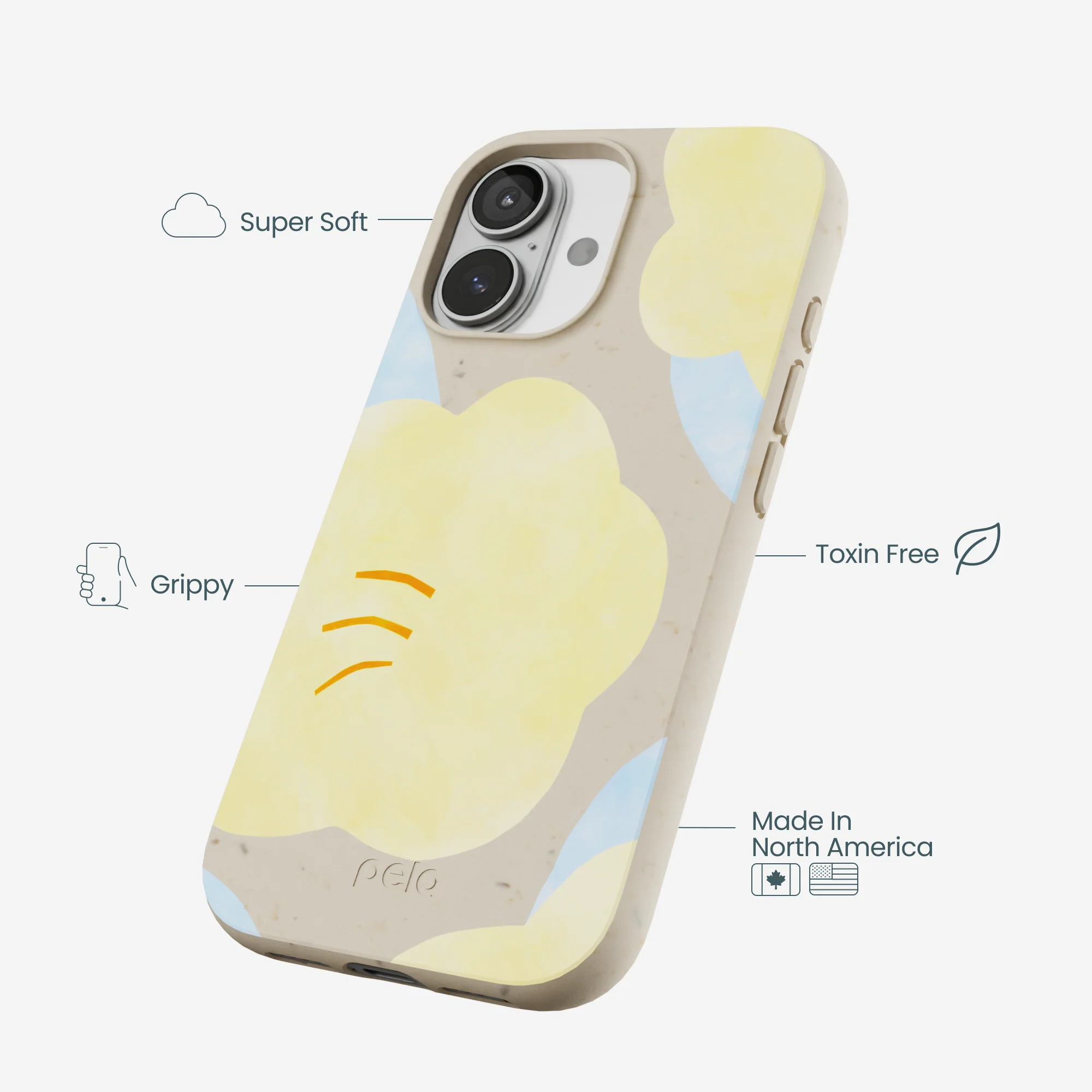 London Fog Yellow Flowers iPhone 17 Case - Image 4
