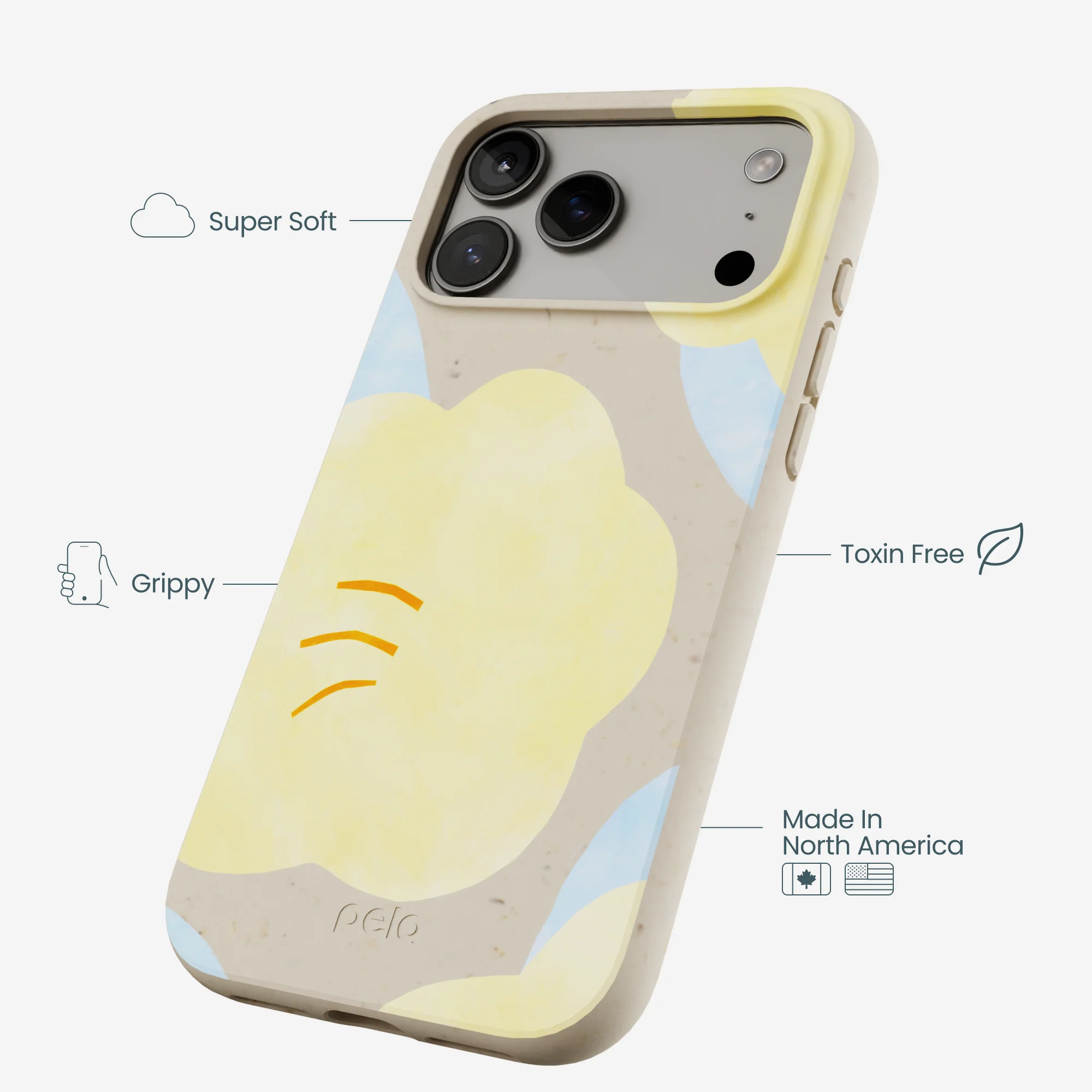 London Fog Yellow Flowers iPhone 17 Pro Max Case - Image 4