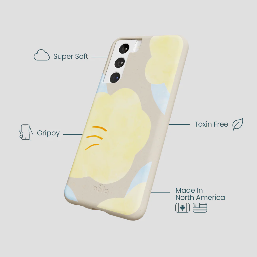 London Fog Yellow Flowers Samsung Galaxy S21 Case - Image 4