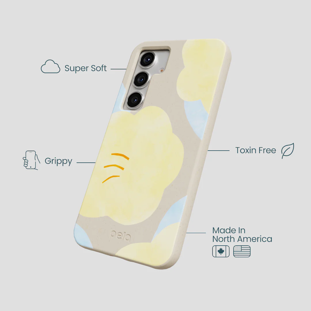 London Fog Yellow Flowers Samsung Galaxy S25 Case - Image 4