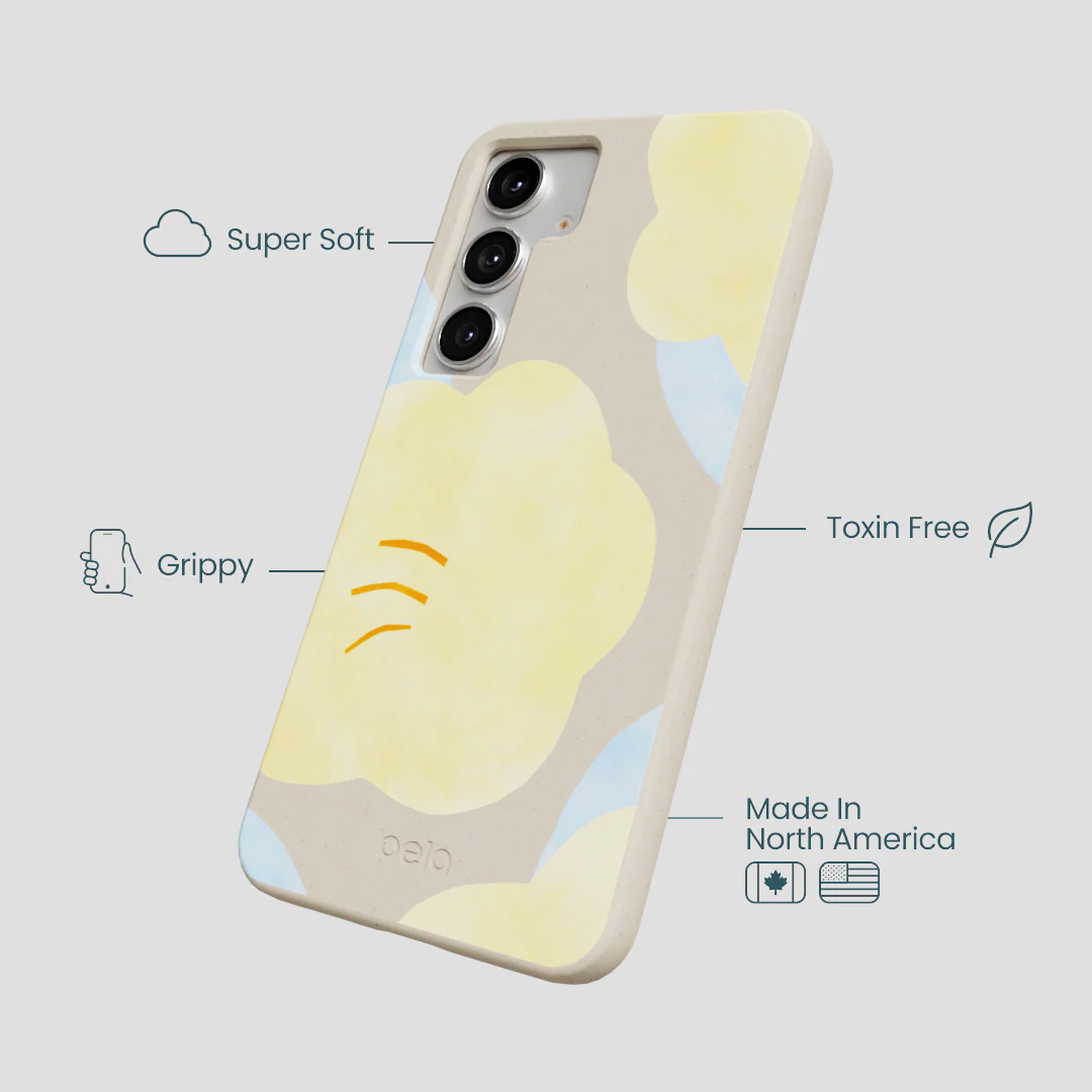 London Fog Yellow Flowers Samsung Galaxy S25+(Plus) Case - Image 4
