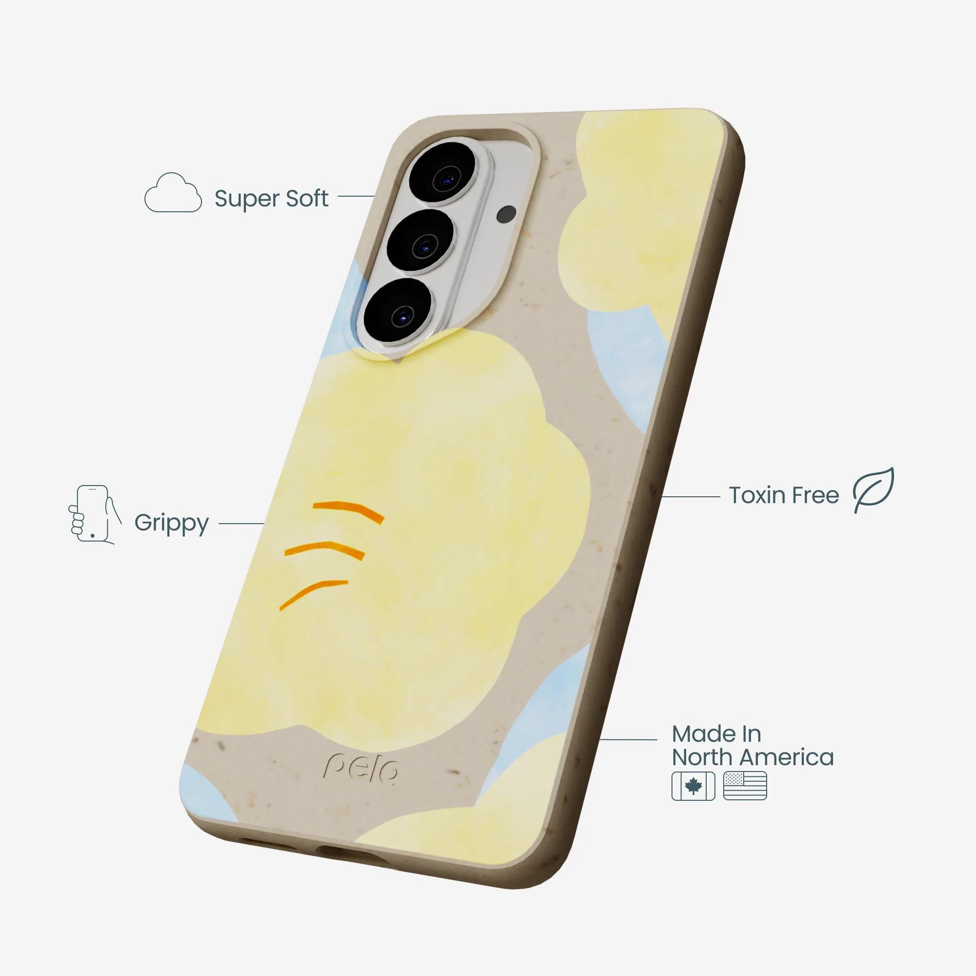 London Fog Yellow Flowers Samsung Galaxy S26 Case - Image 4