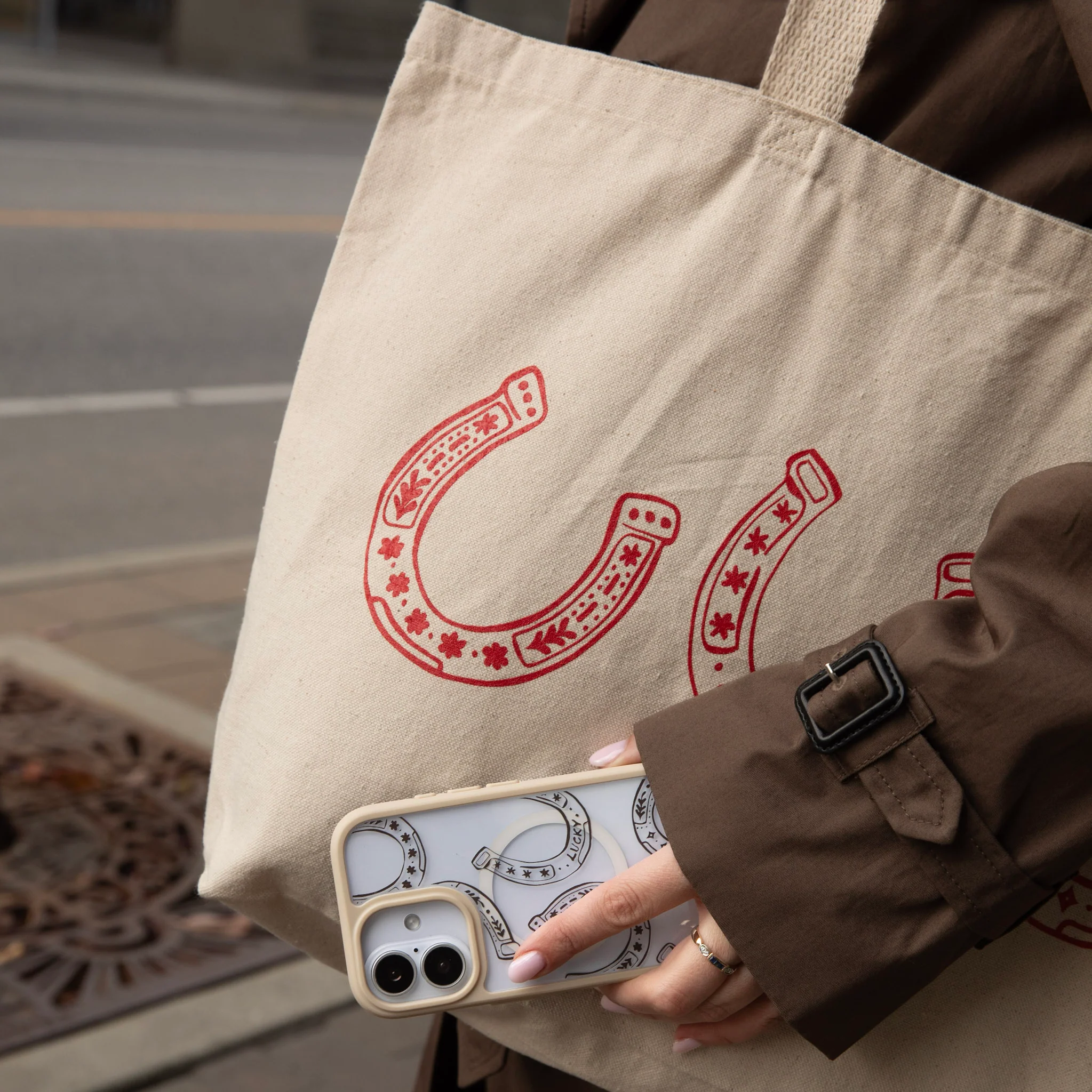 Lucky Horseshoe Everyday Tote - Image 3