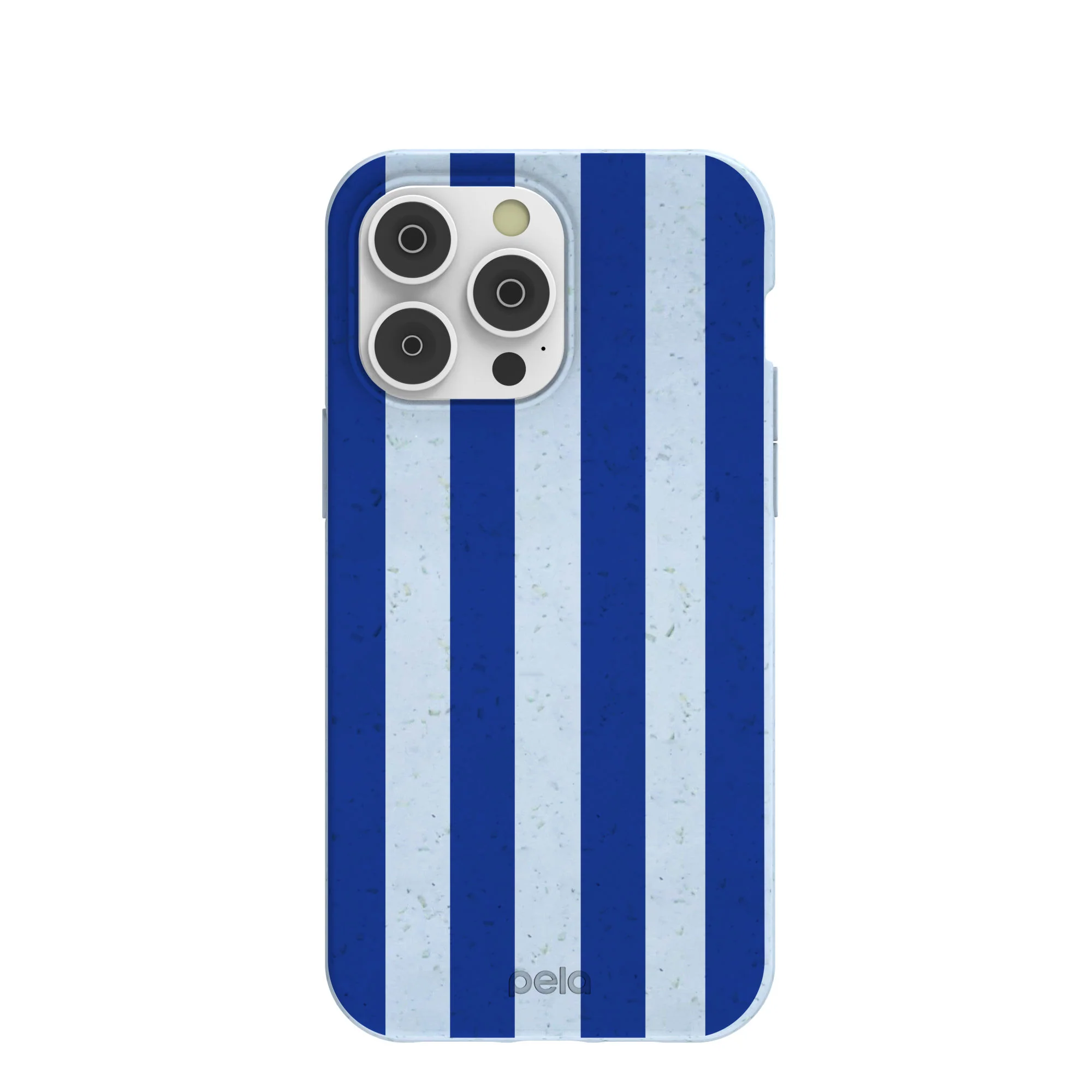 Powder Blue Big Cobalt Stripes iPhone 14 Pro Max Case
