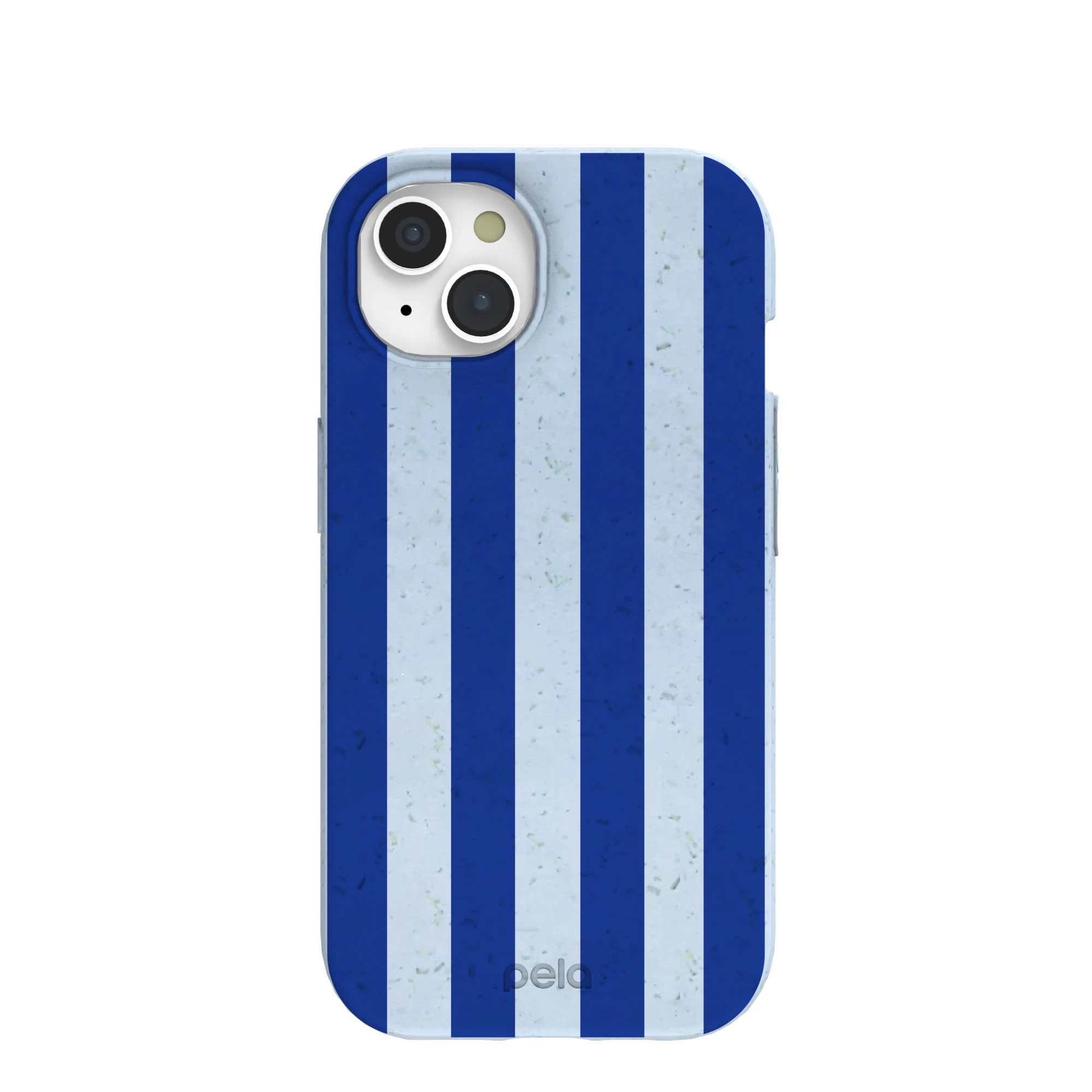 Powder Blue Big Cobalt Stripes iPhone 15 Case