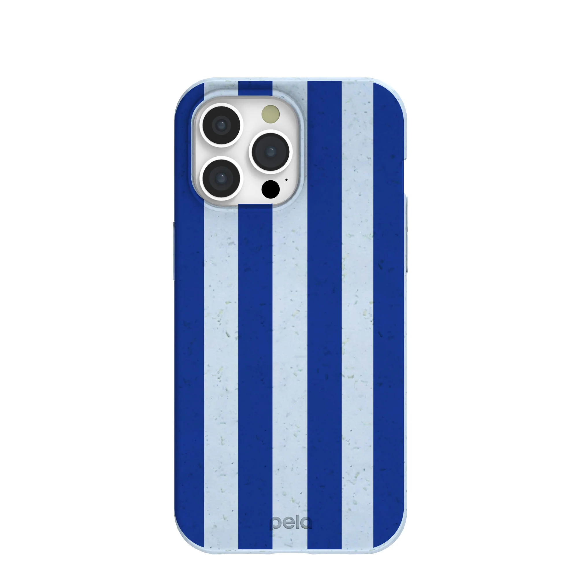 Powder Blue Big Cobalt Stripes iPhone 15 Pro Max Case
