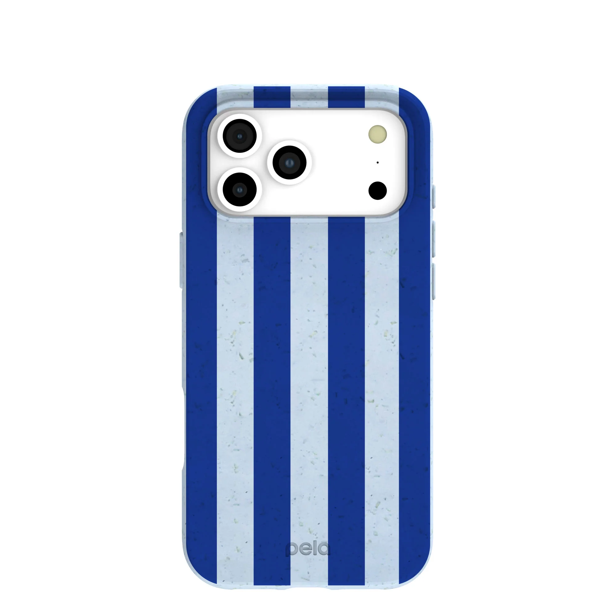 Powder Blue Big Cobalt Stripes iPhone 17 Pro Max Case