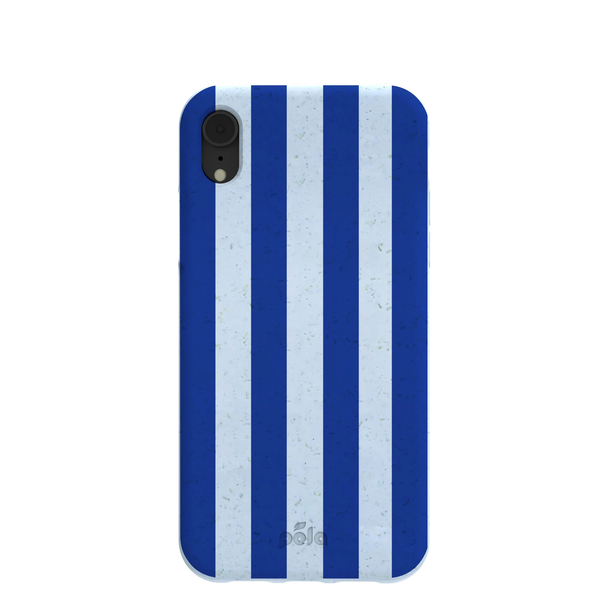 Powder Blue Big Cobalt Stripes iPhone XR Case