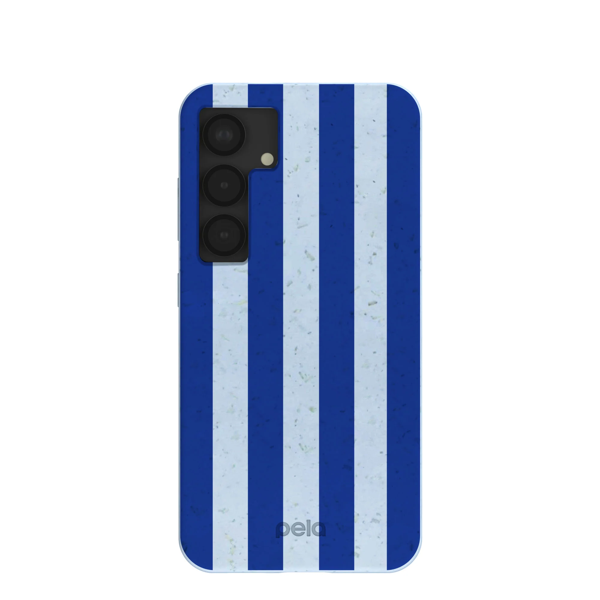Powder Blue Big Cobalt Stripes Samsung Galaxy S25 Case