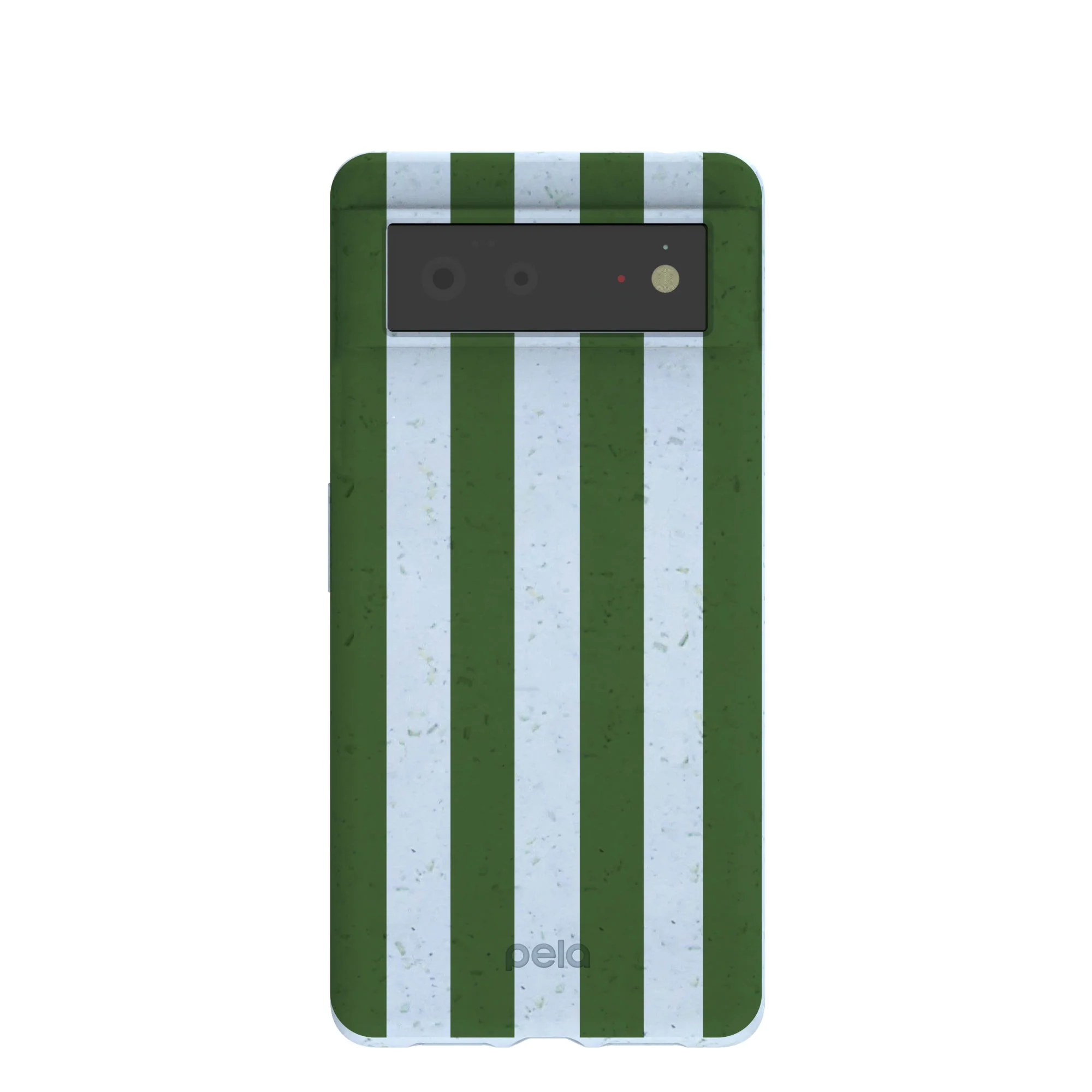 Powder Blue Big Evergreen Stripes Google Pixel 6 Case