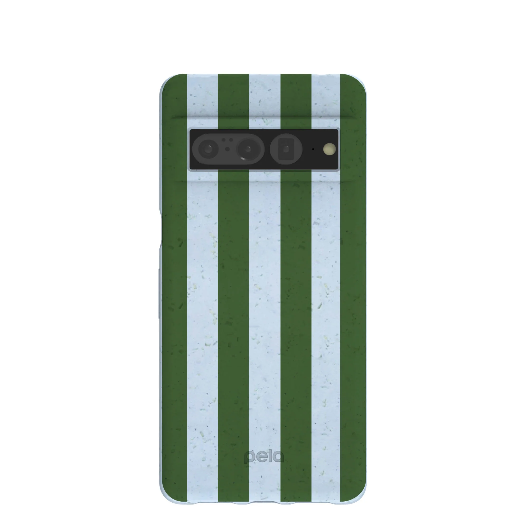 Powder Blue Big Evergreen Stripes Google Pixel 7 Pro Case