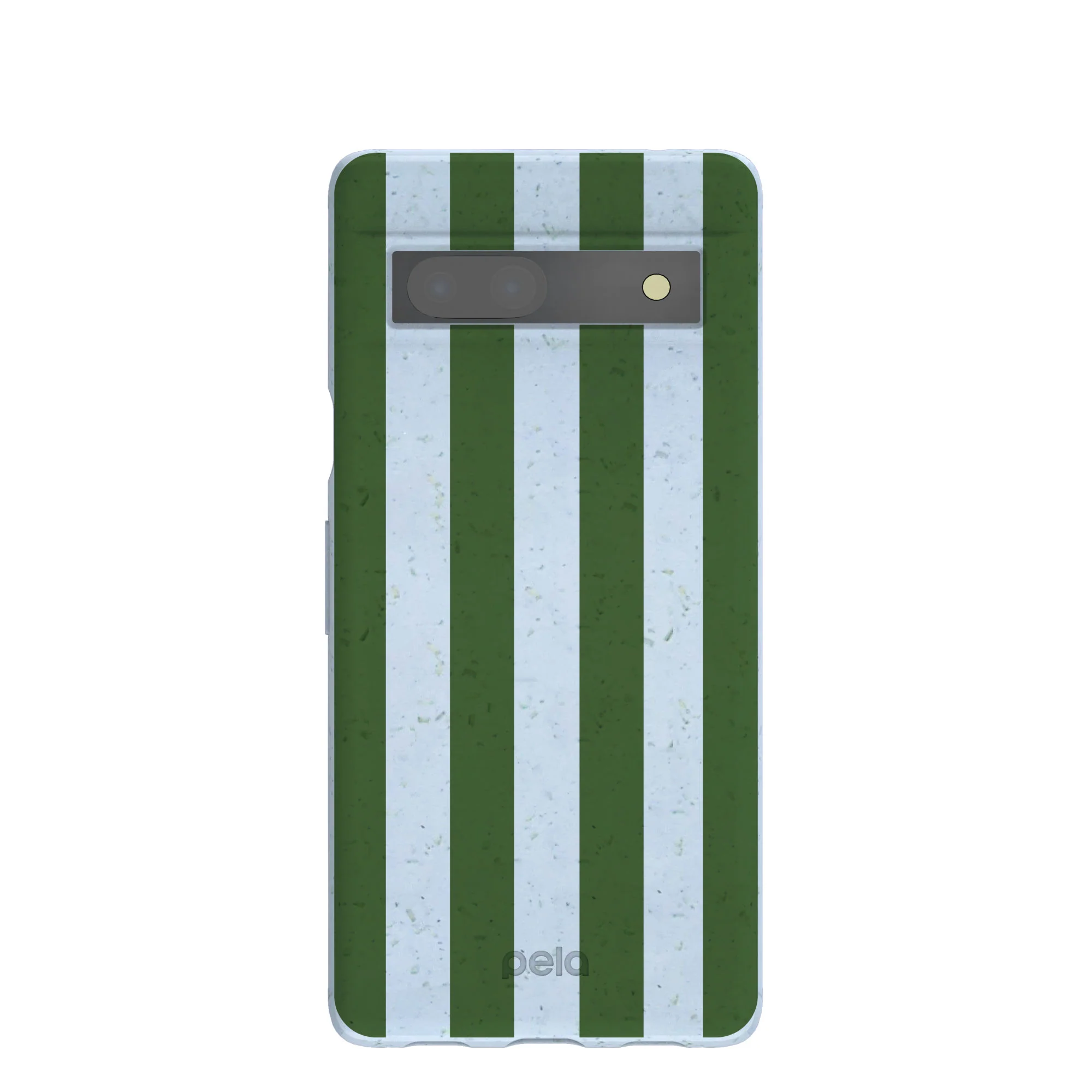 Powder Blue Big Evergreen Stripes Google Pixel 7a Case
