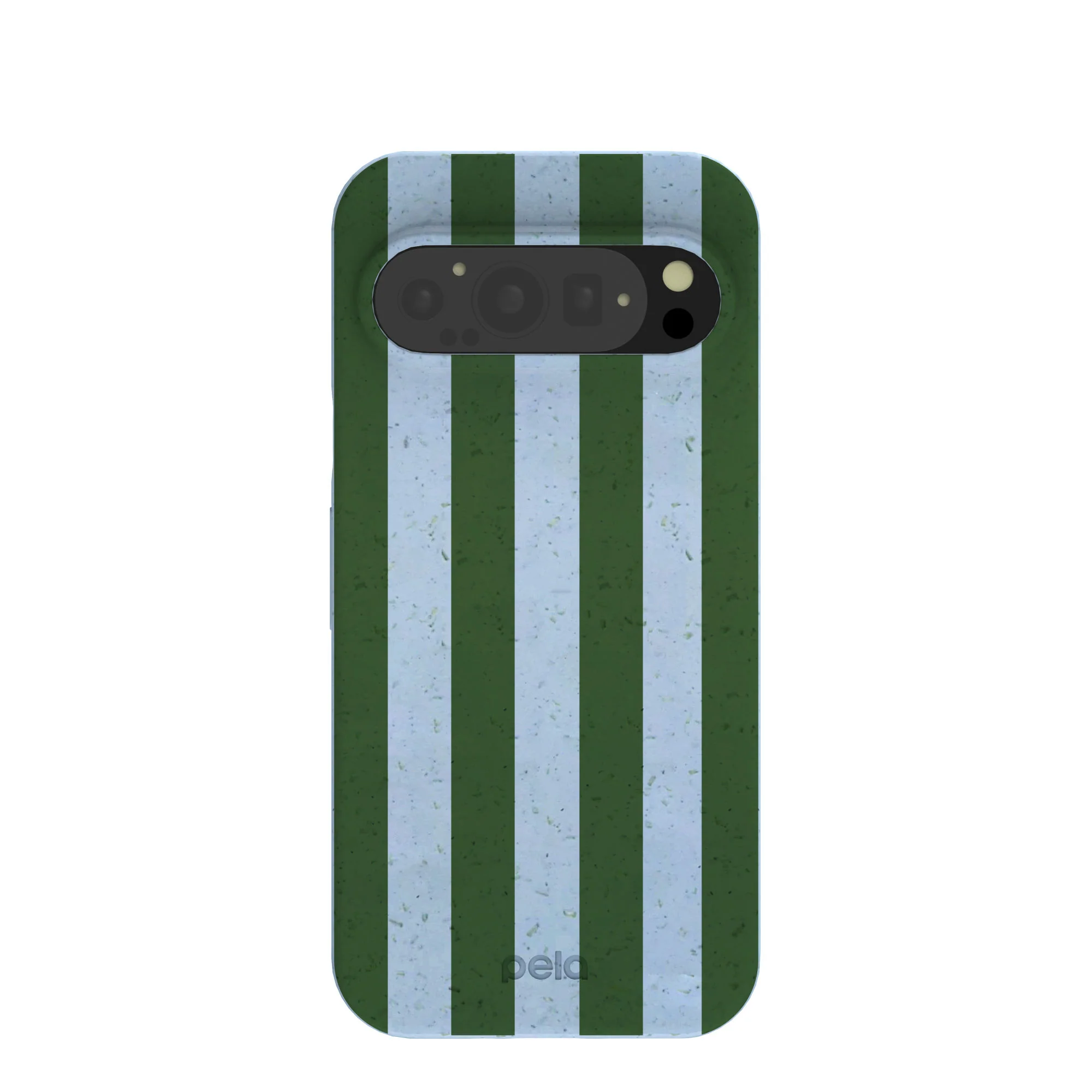 Powder Blue Big Evergreen Stripes Google Pixel 9/9 Pro Case
