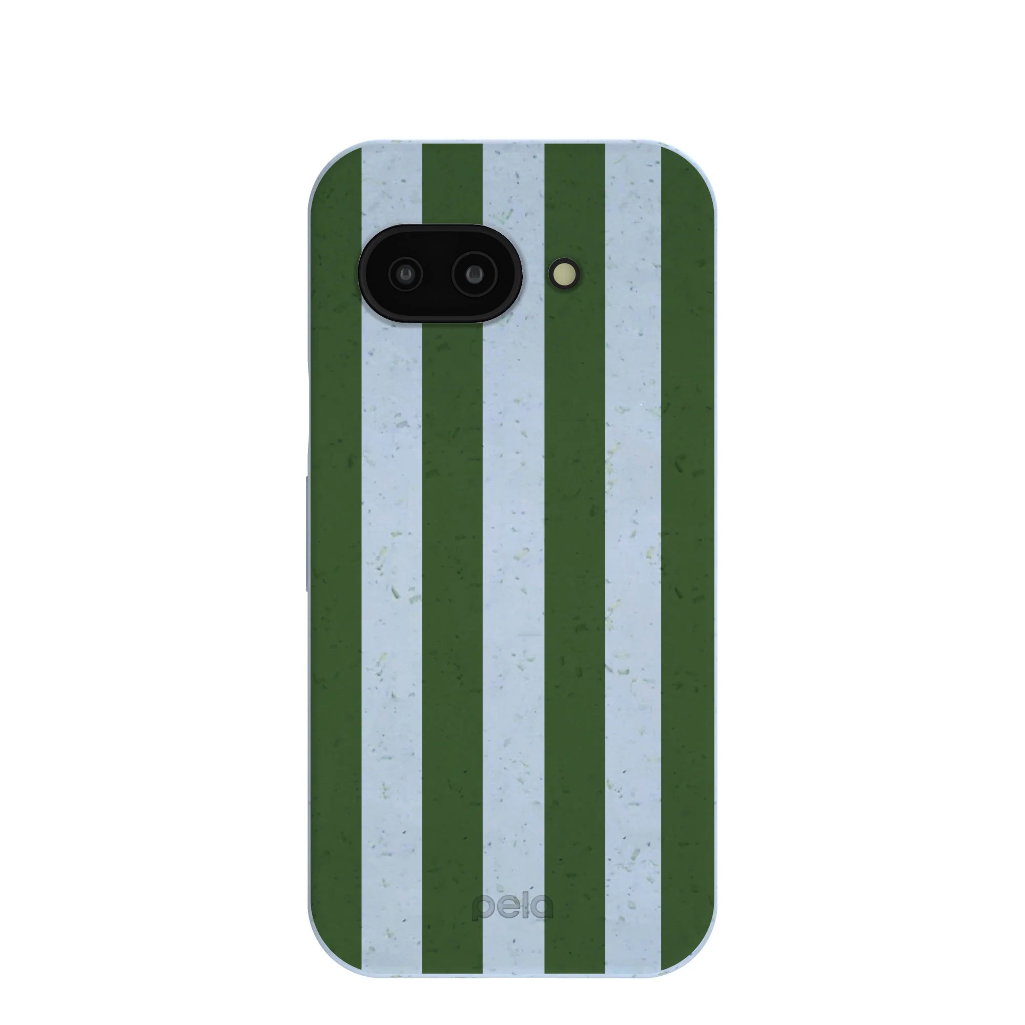 Powder Blue Big Evergreen Stripes Google Pixel 9a Case