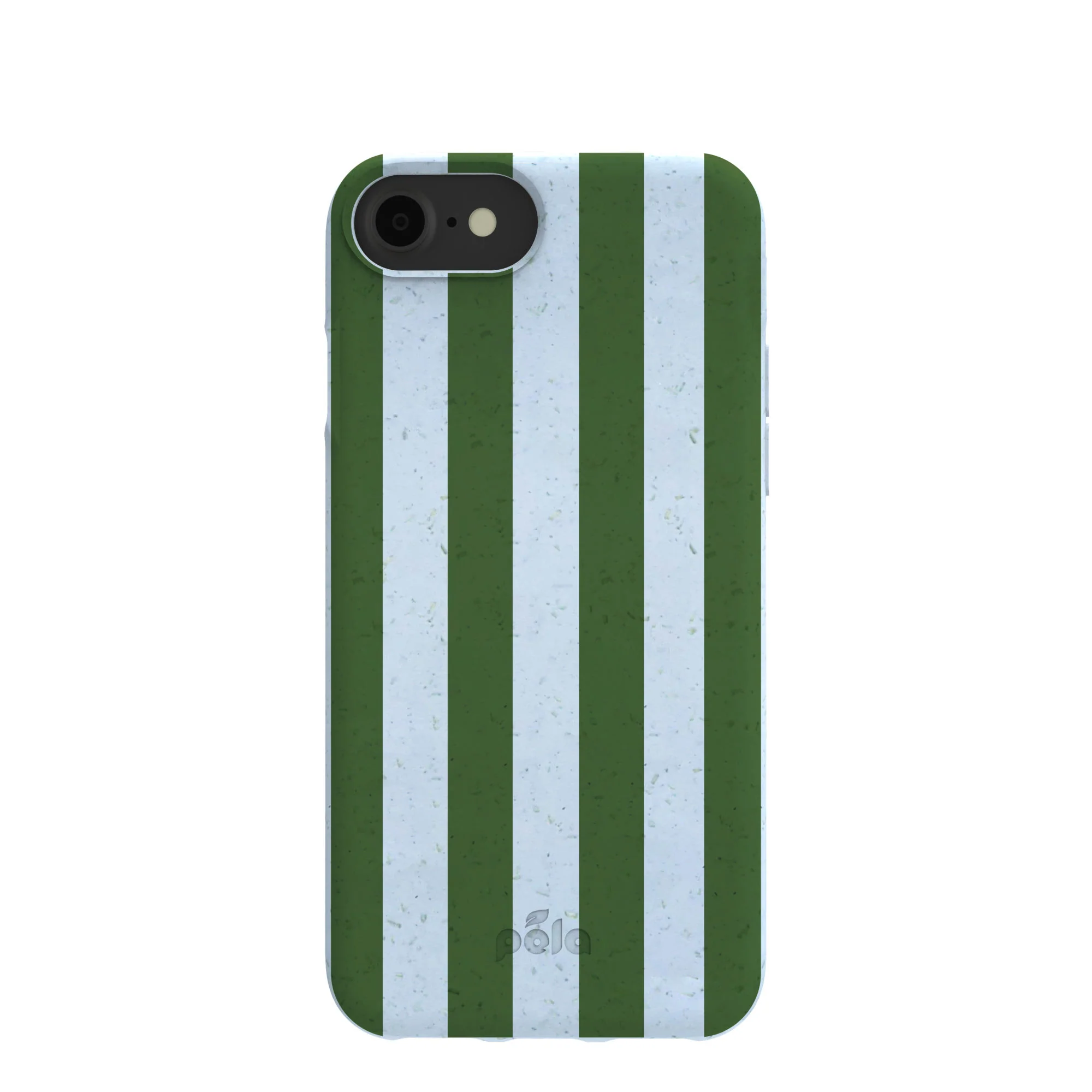 Powder Blue Big Evergreen Stripes iPhone 6/6s/7/8/SE Case