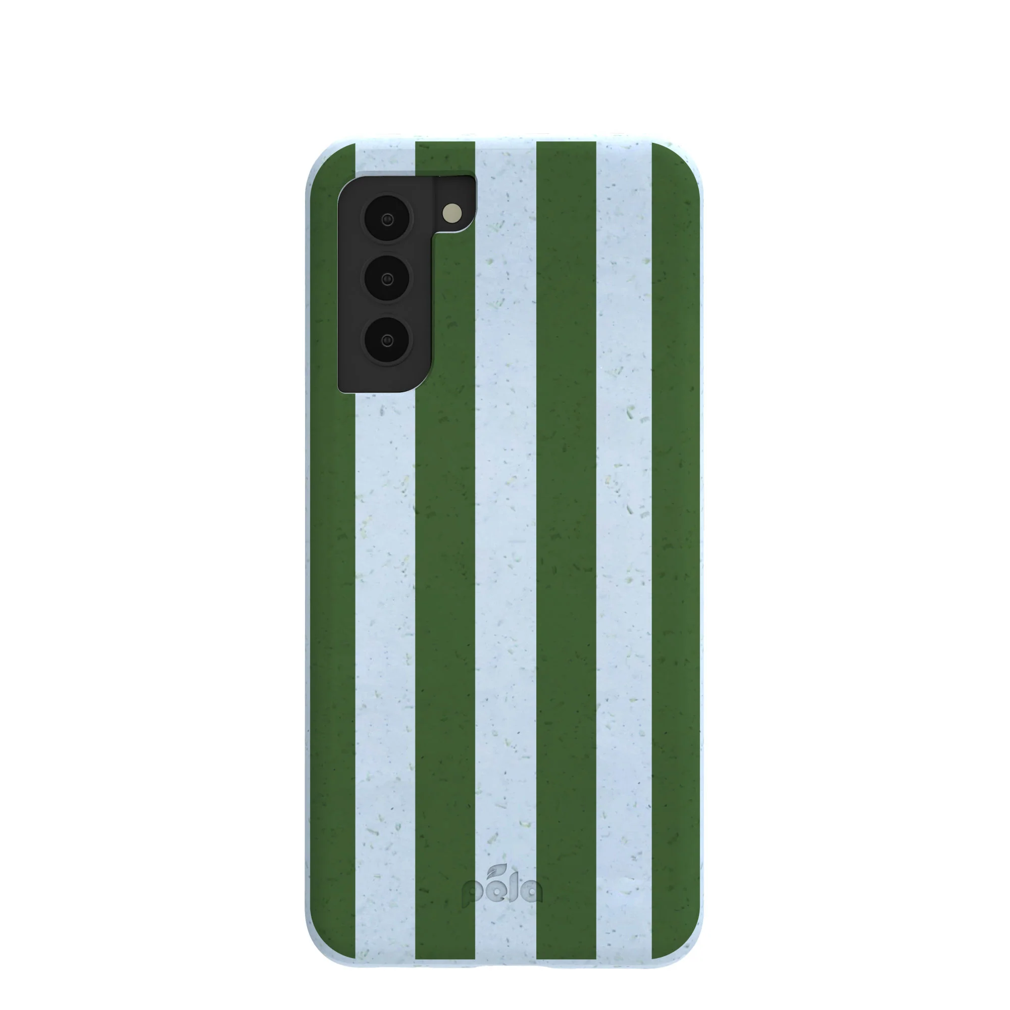 Powder Blue Big Evergreen Stripes Samsung Galaxy S21 Case