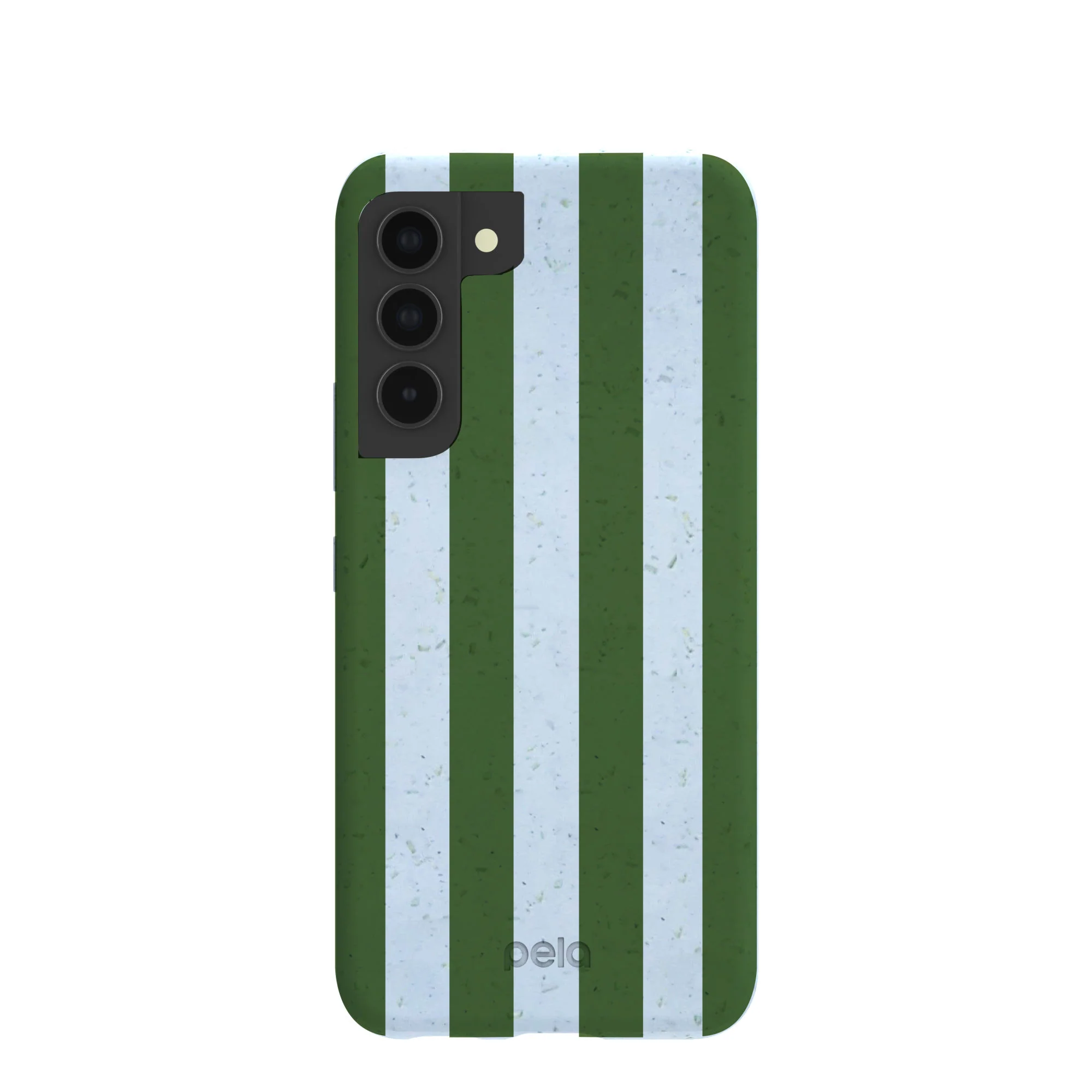 Powder Blue Big Evergreen Stripes Samsung Galaxy S22 Case