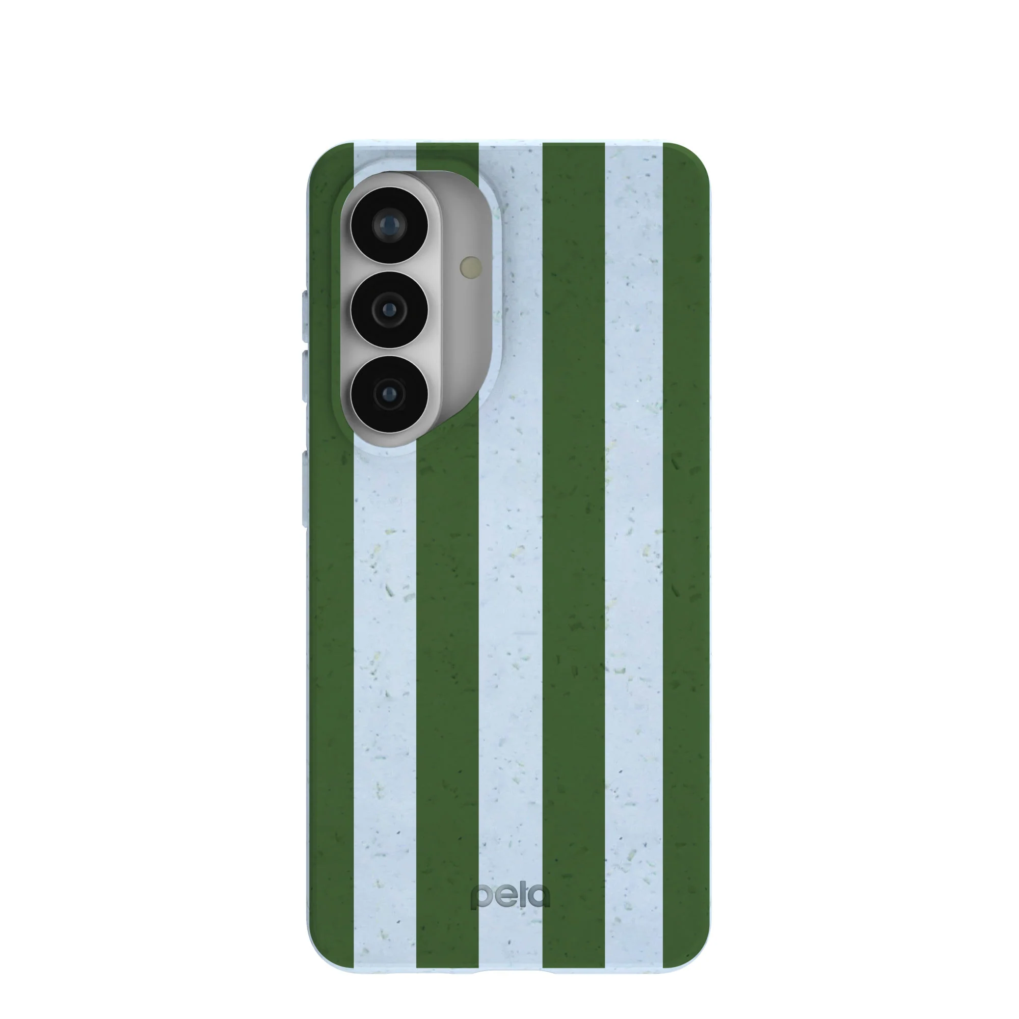 Powder Blue Big Evergreen Stripes Samsung Galaxy S26 Case