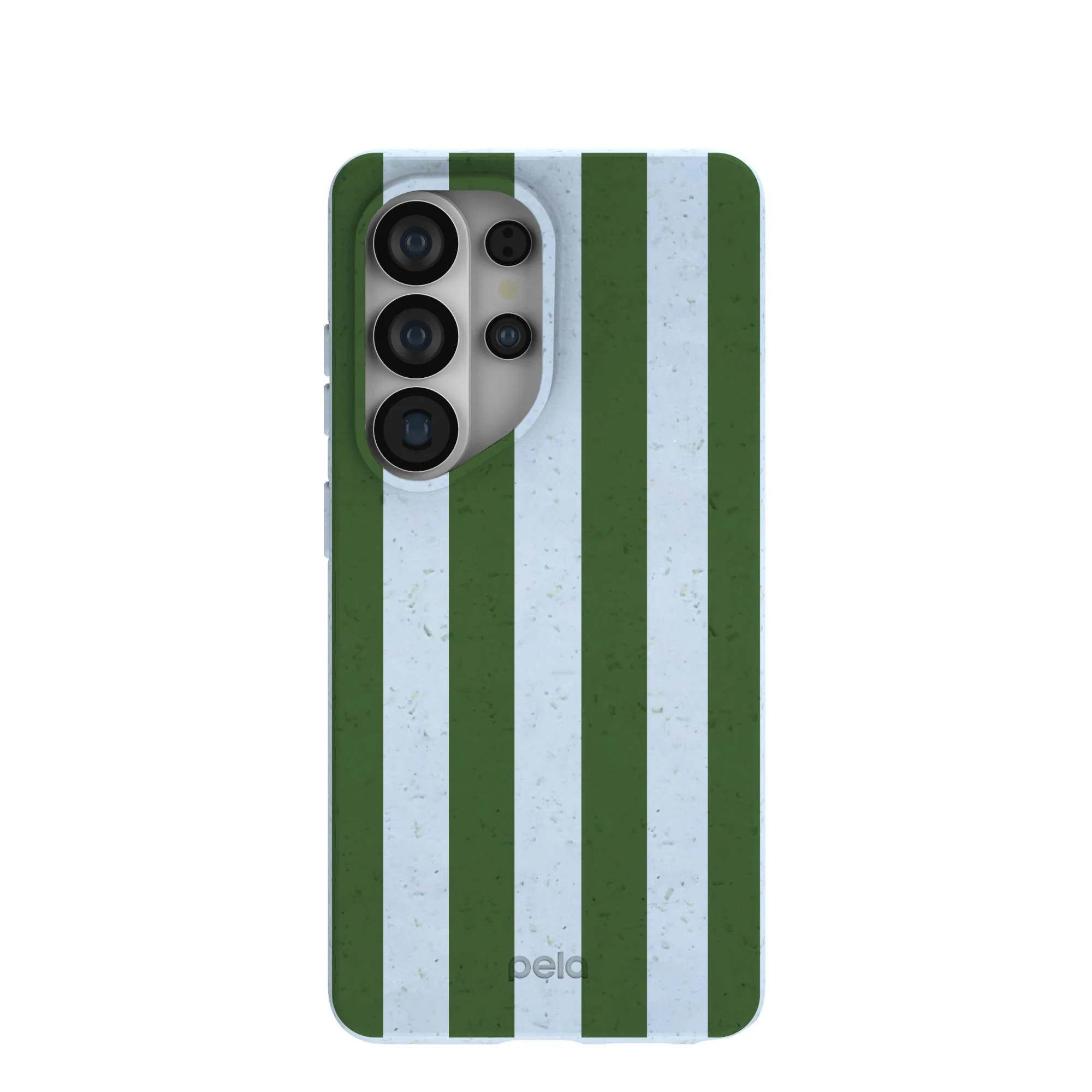 Powder Blue Big Evergreen Stripes Samsung Galaxy S26 Ultra Case