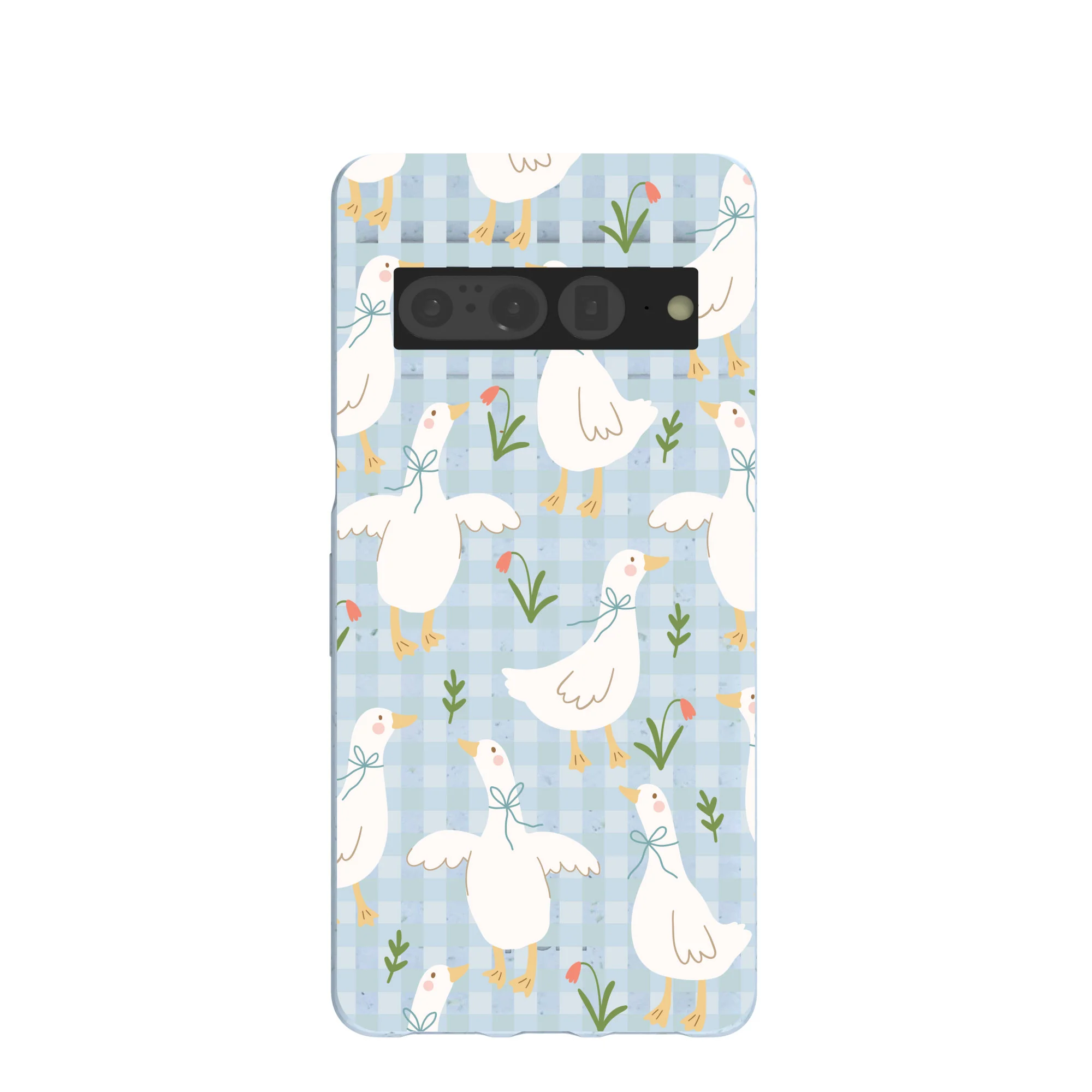 Powder Blue Blooming Quackers Google Pixel 7 Pro Case